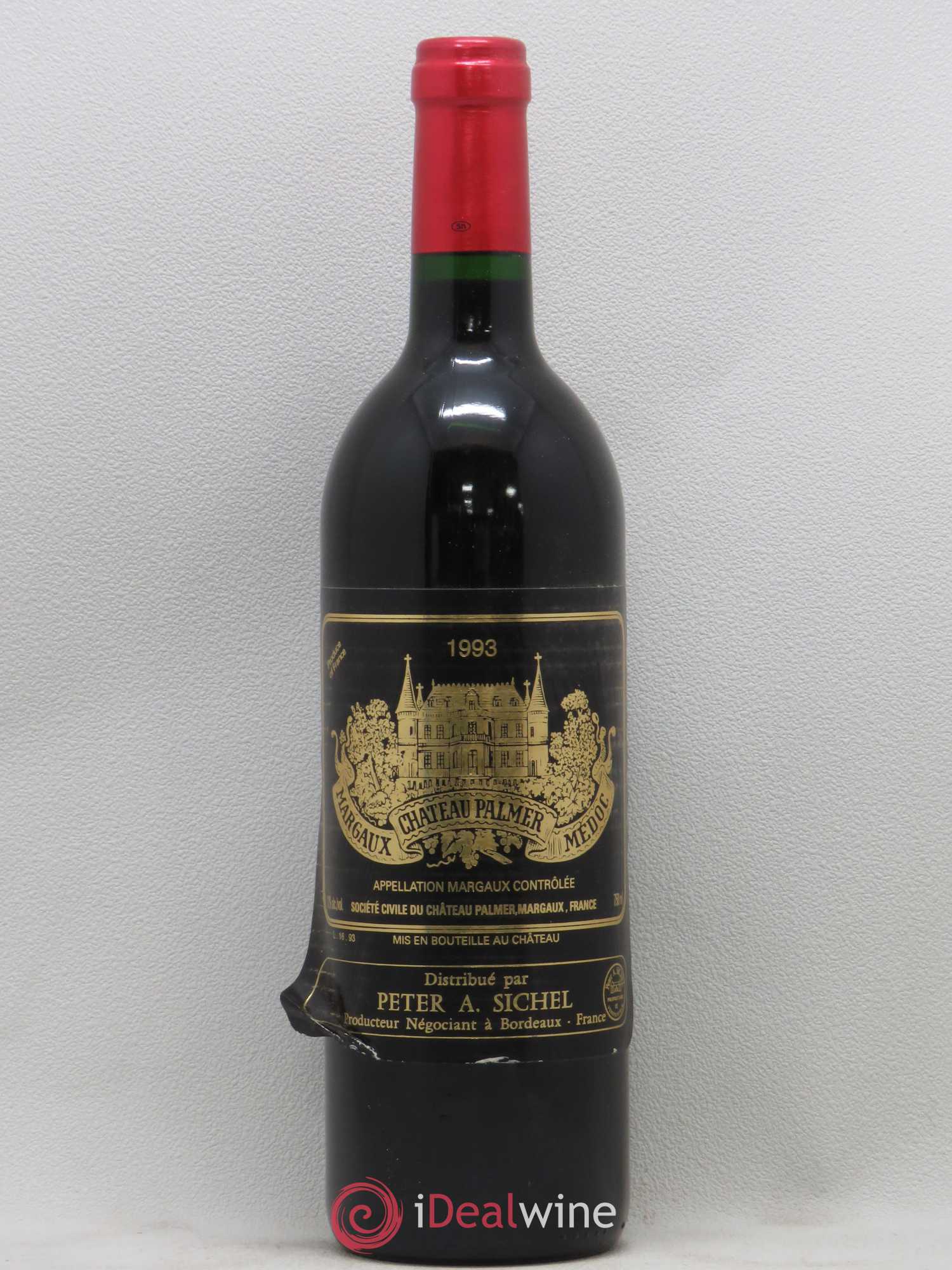 Château Palmer 3ème Grand Cru Classé 1993 - Lot de 1 bouteille - 0