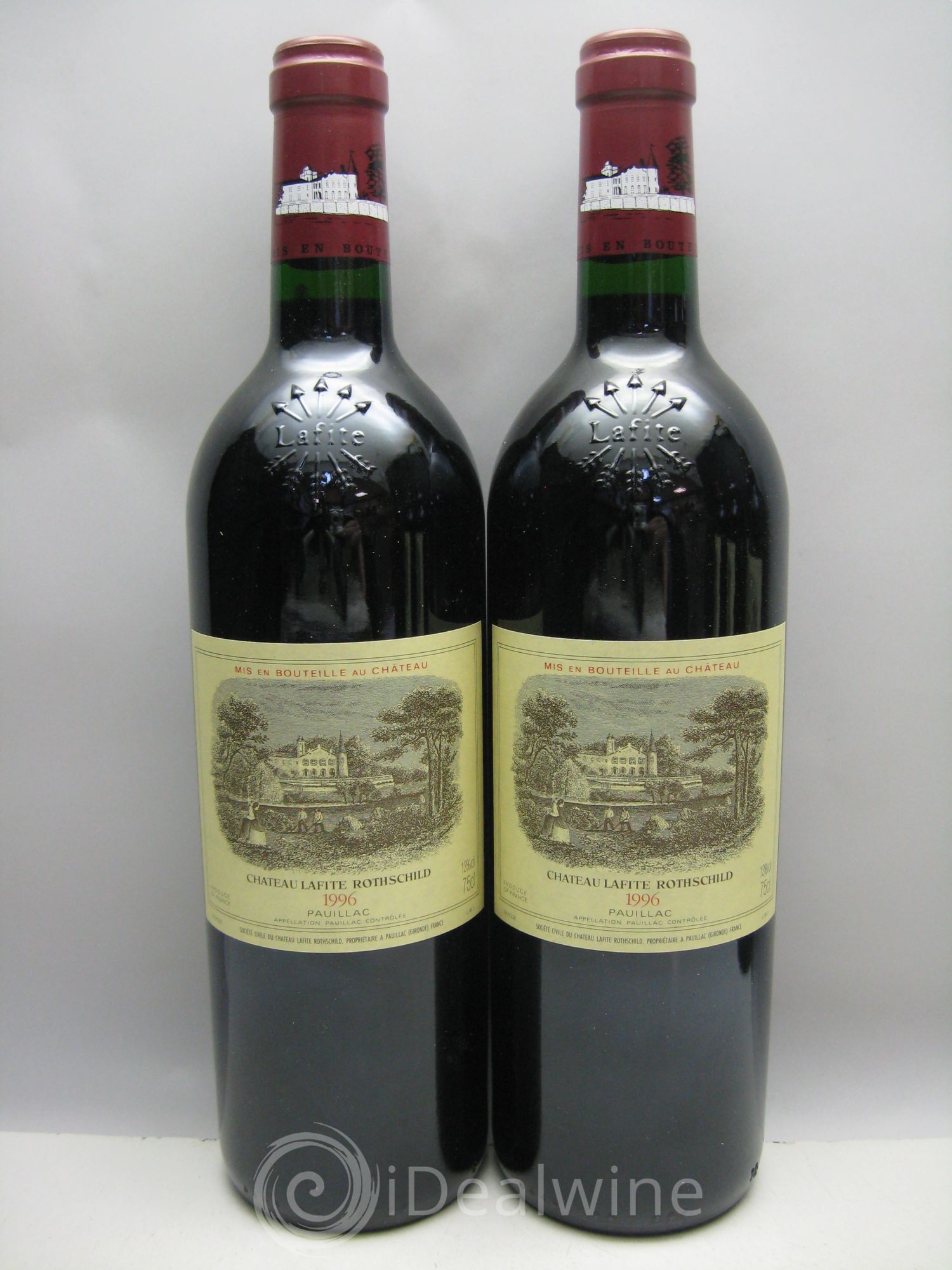 Château Lafite Rothschild 1er Grand Cru Classé 1996 - Lot de 6 bouteilles - 0