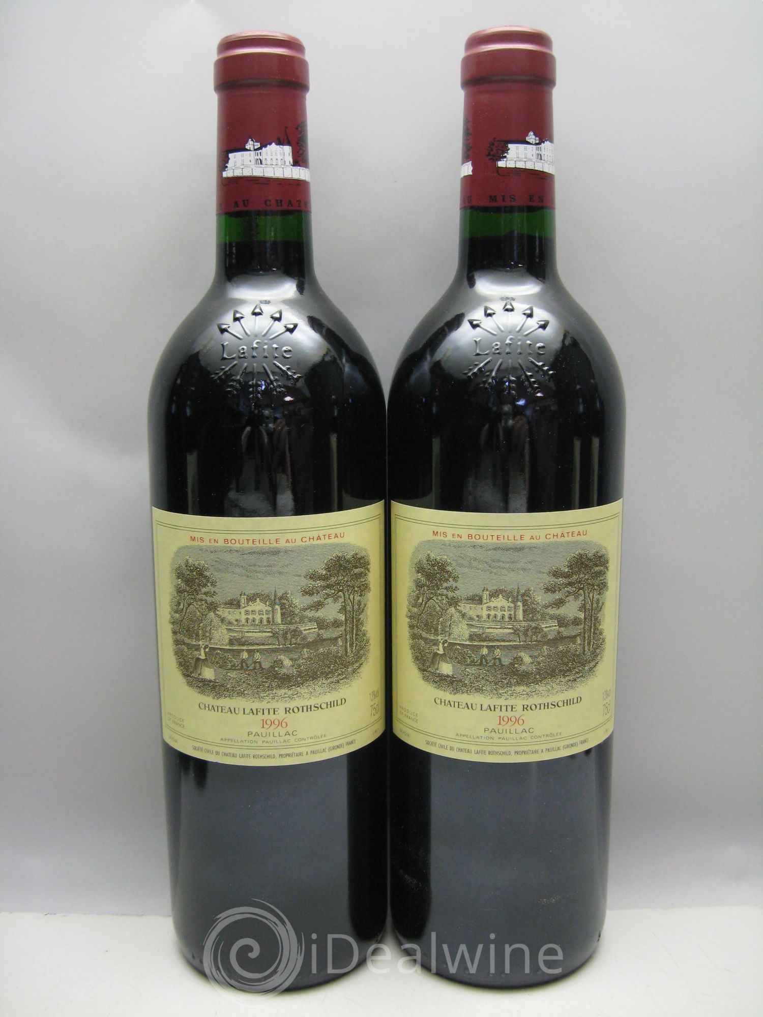Château Lafite Rothschild 1er Grand Cru Classé 1996 - Lot de 6 bouteilles - 1