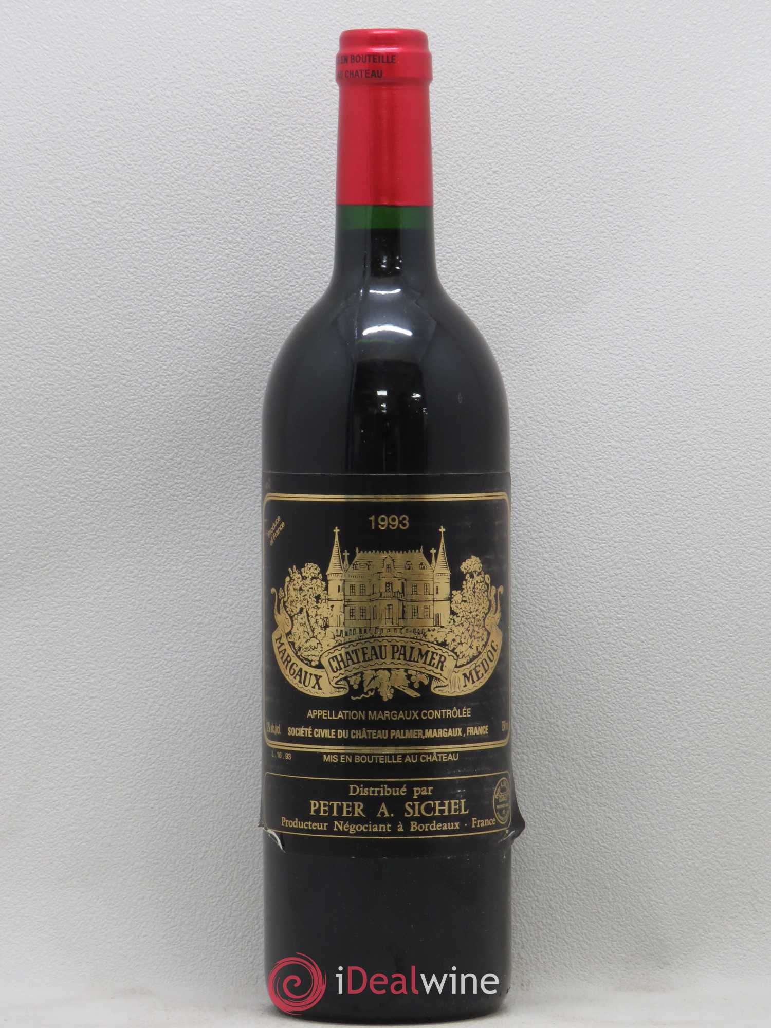 Château Palmer 3ème Grand Cru Classé 1993 - Lot de 1 bouteille - 0