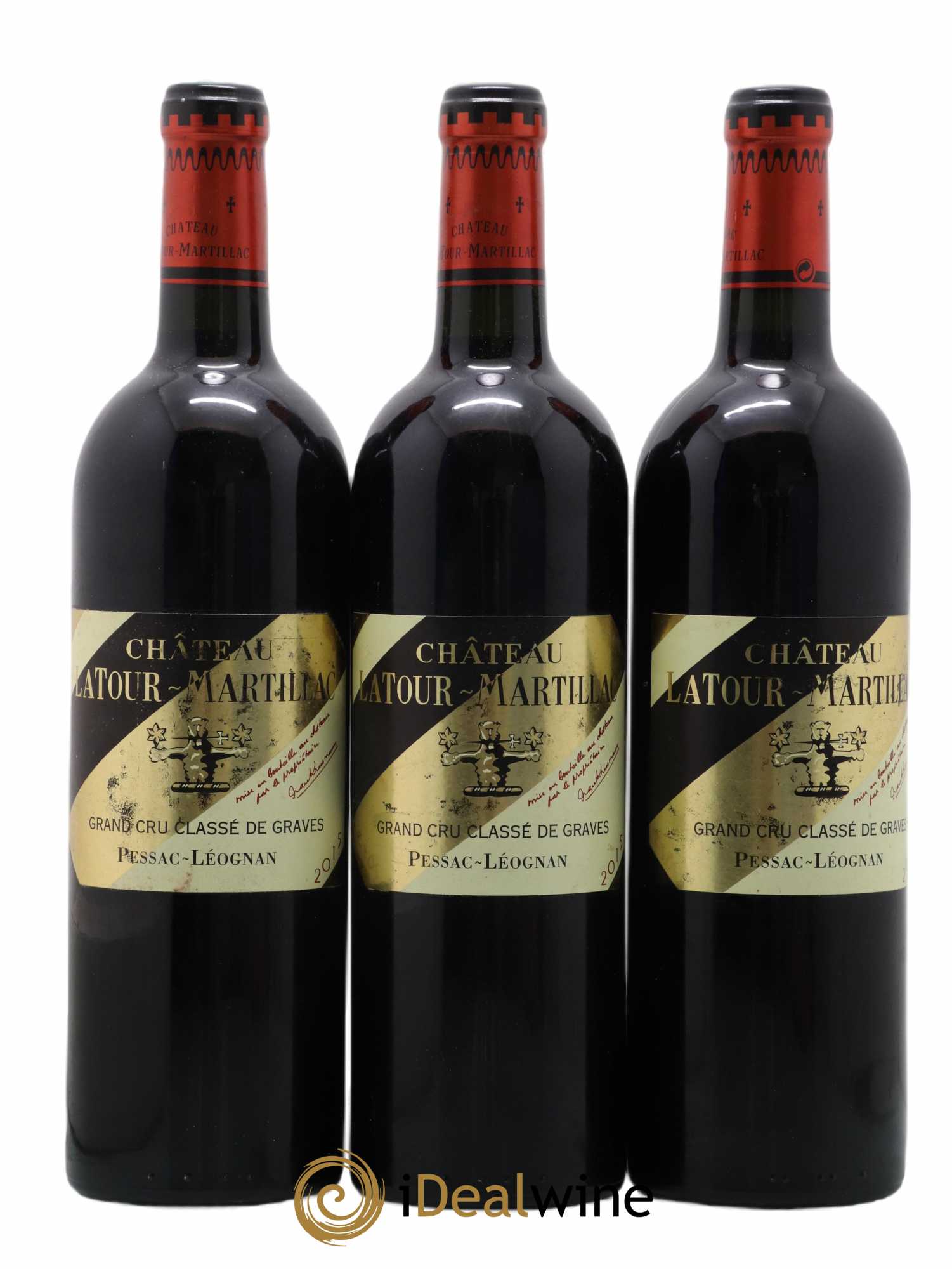 Château Latour-Martillac Cru Classé de Graves 2015 - Lot de 3 bouteilles - 0