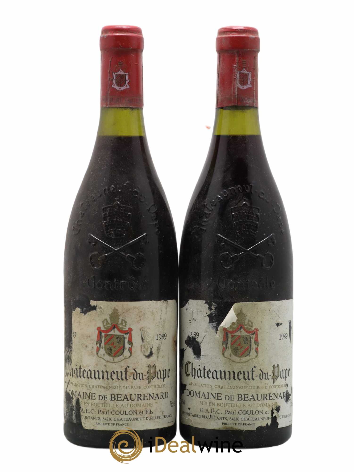 Châteauneuf-du-Pape Beaurenard (Domaine de) 1989 - Lot de 2 bouteilles - 0
