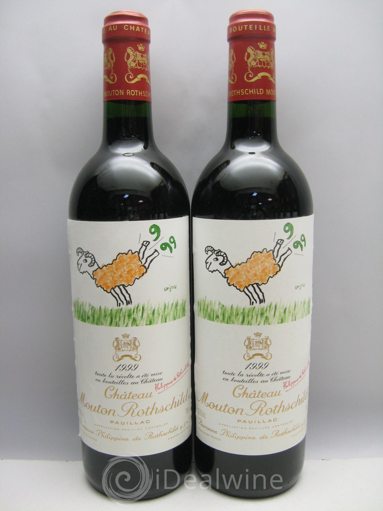 Château Mouton Rothschild 1er Grand Cru Classé 1999 - Lot de 6 bouteilles - 2