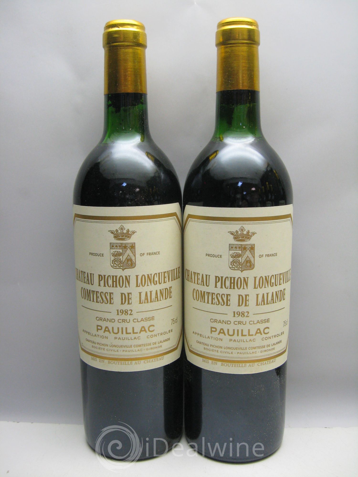 Château Pichon Longueville Comtesse de Lalande 2ème Grand Cru Classé 1982 - Lot de 12 bouteilles - 1