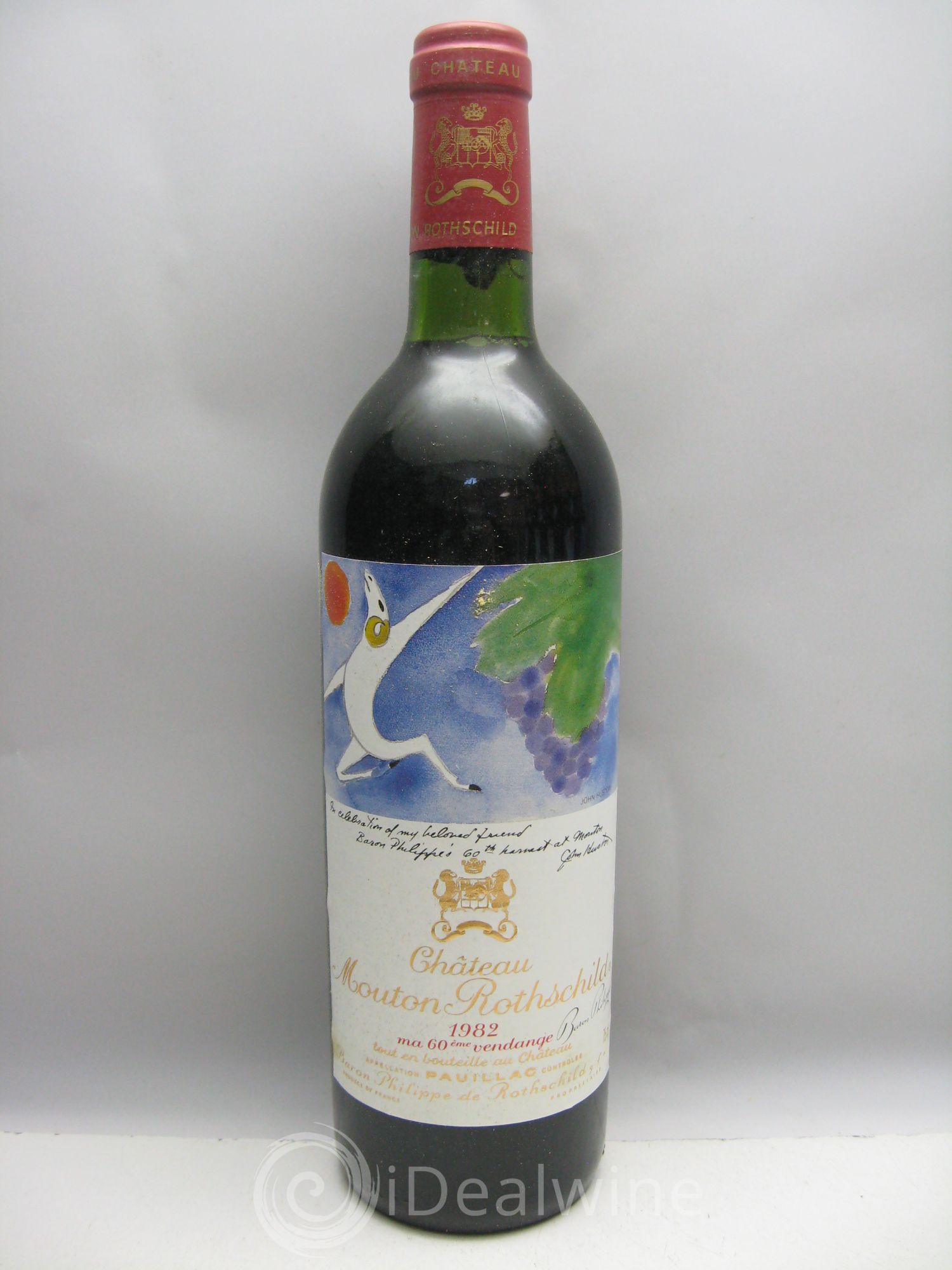Château Mouton Rothschild 1er Grand Cru Classé 1982 - Lot de 11 bouteilles - 0