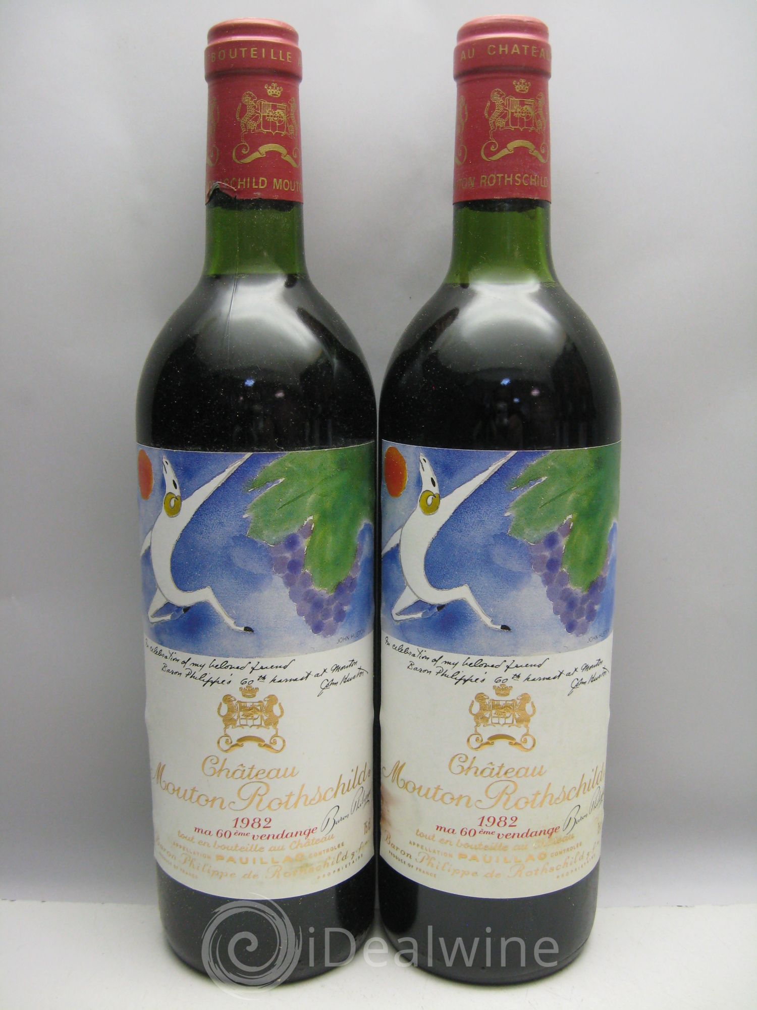 Château Mouton Rothschild 1er Grand Cru Classé 1982 - Lot de 11 bouteilles - 2