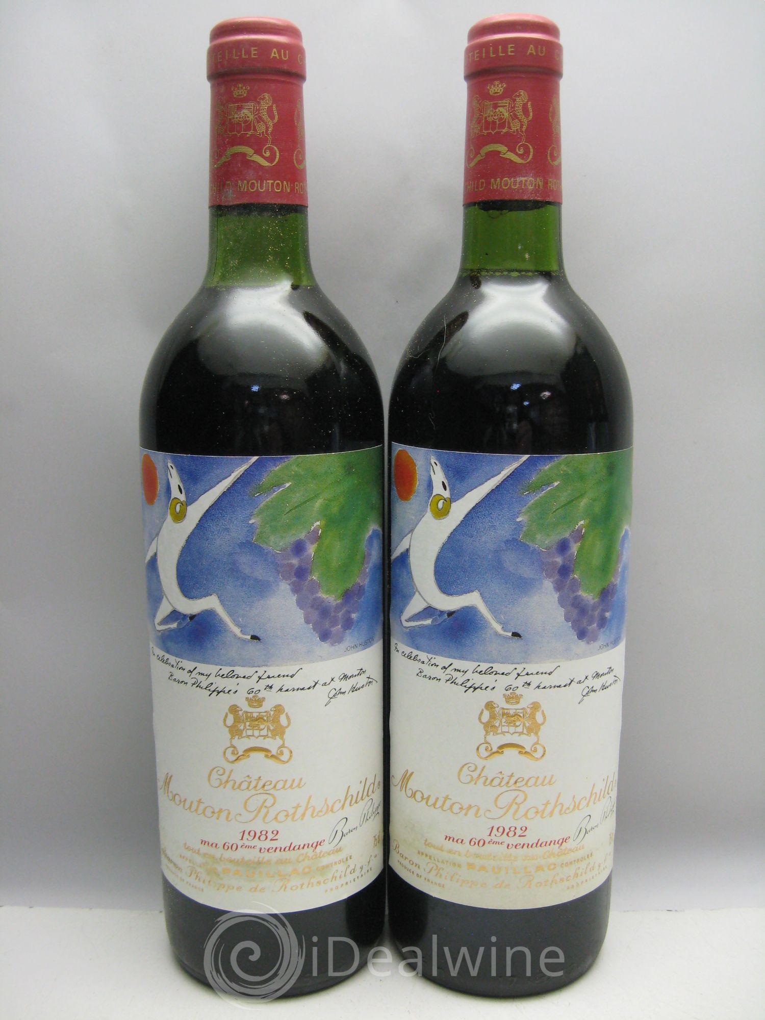 Château Mouton Rothschild 1er Grand Cru Classé 1982 - Lot de 11 bouteilles - 4