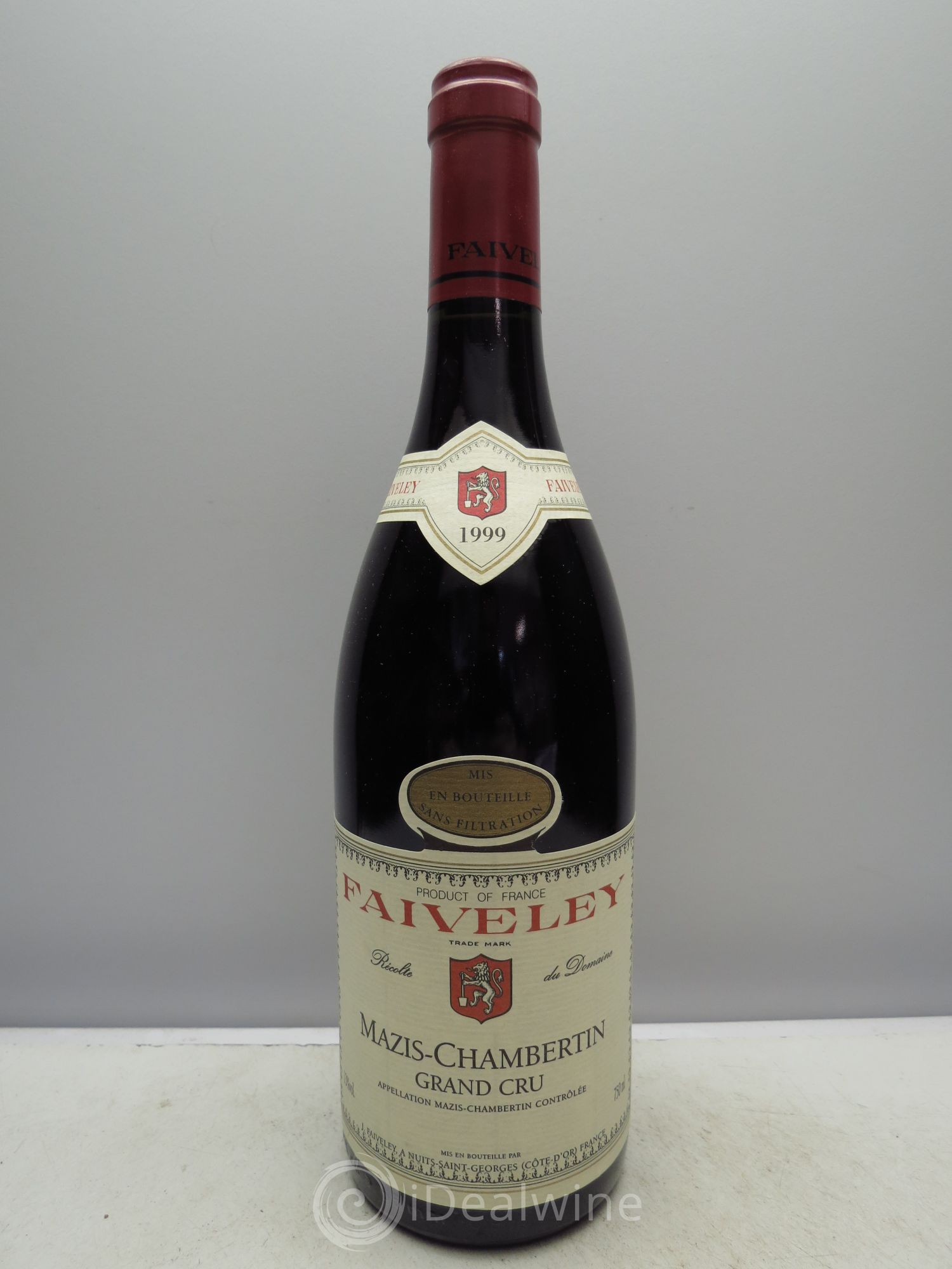 Mazis-Chambertin Grand Cru Faiveley (sans prix de réserve / no reserve) 1999 - Posten von 1 Flasche - 0