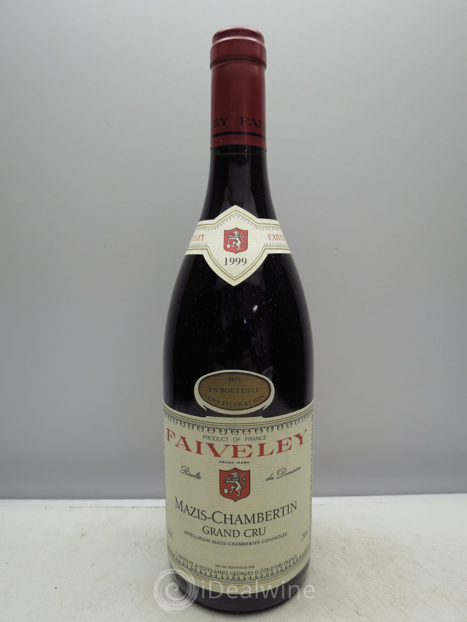 Mazis-Chambertin Grand Cru Faiveley (sans prix de réserve / no reserve) 1999 - Posten von 1 Flasche - 0