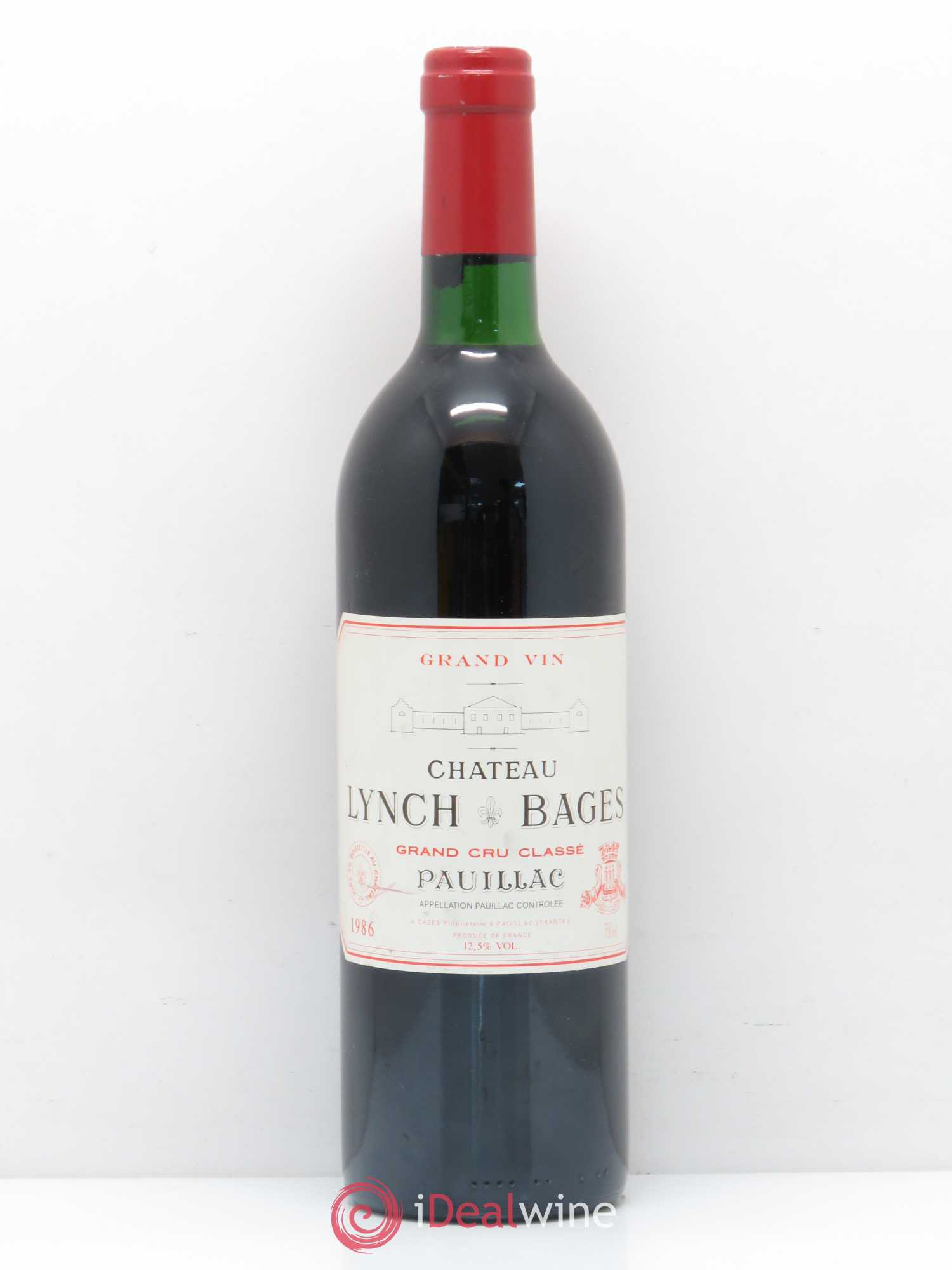 Château Lynch Bages 5ème Grand Cru Classé 1986 - Lot de 1 bouteille - 0