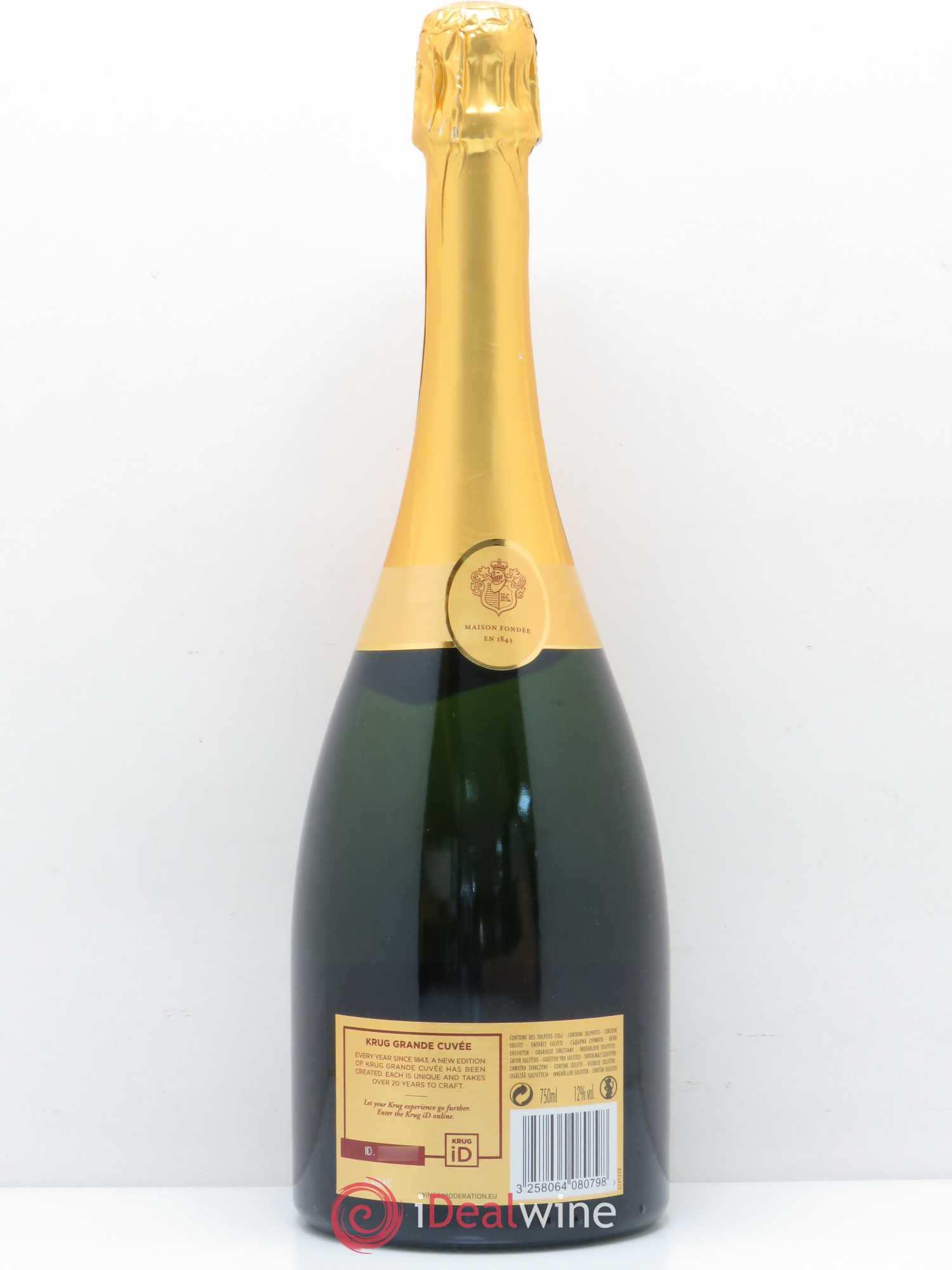 Grande Cuvée Brut Krug 166ème édition - Posten von 1 Flasche - 1
