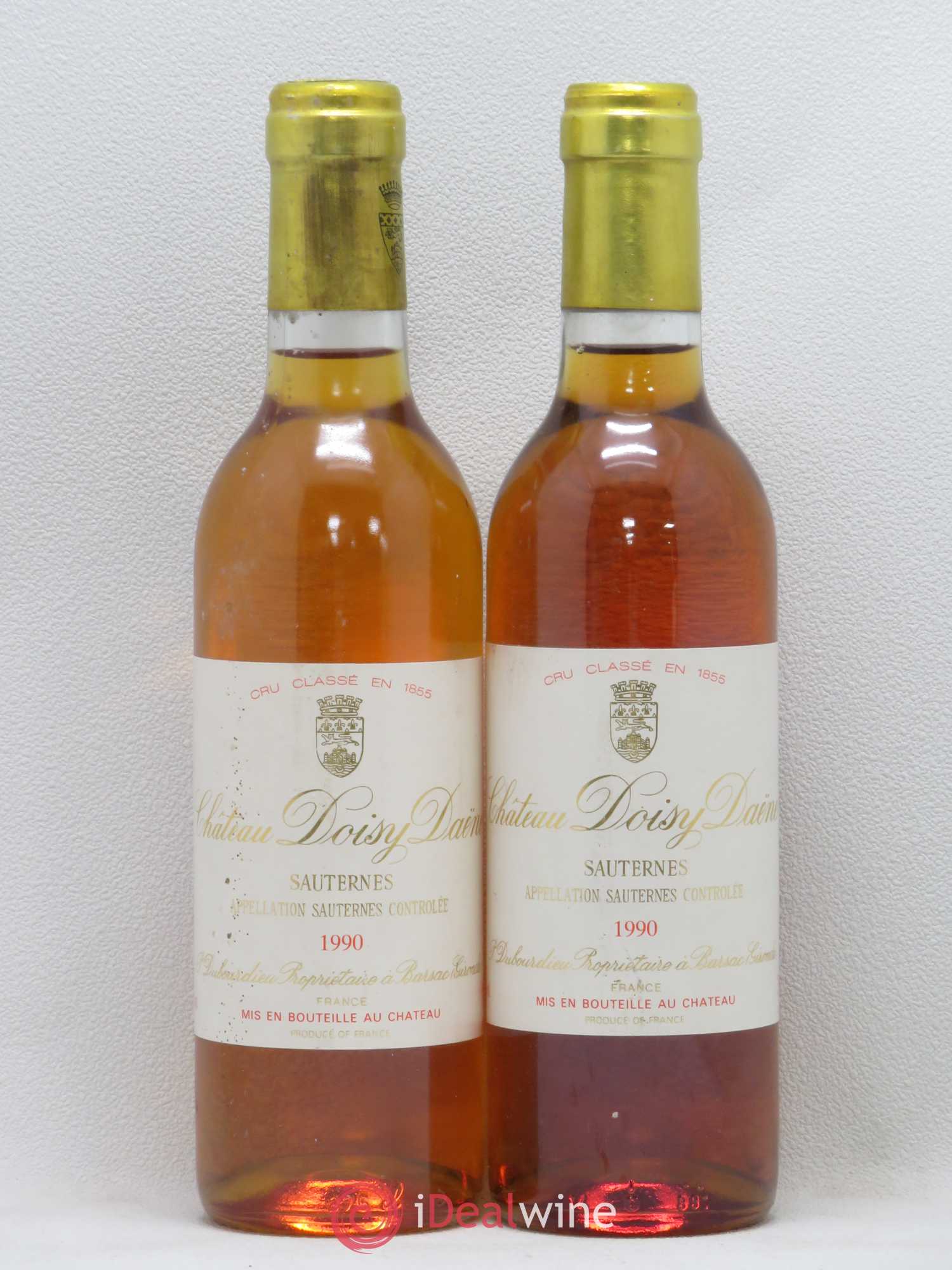 Château Doisy Daëne 2ème Grand Cru Classé 1990 - Posten von 2 Demi-Flaschen - 0