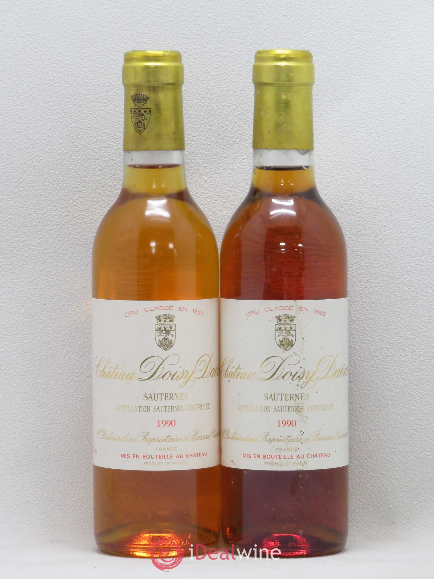 Château Doisy Daëne 2ème Grand Cru Classé 1990 - Posten von 2 Demi-Flaschen - 0