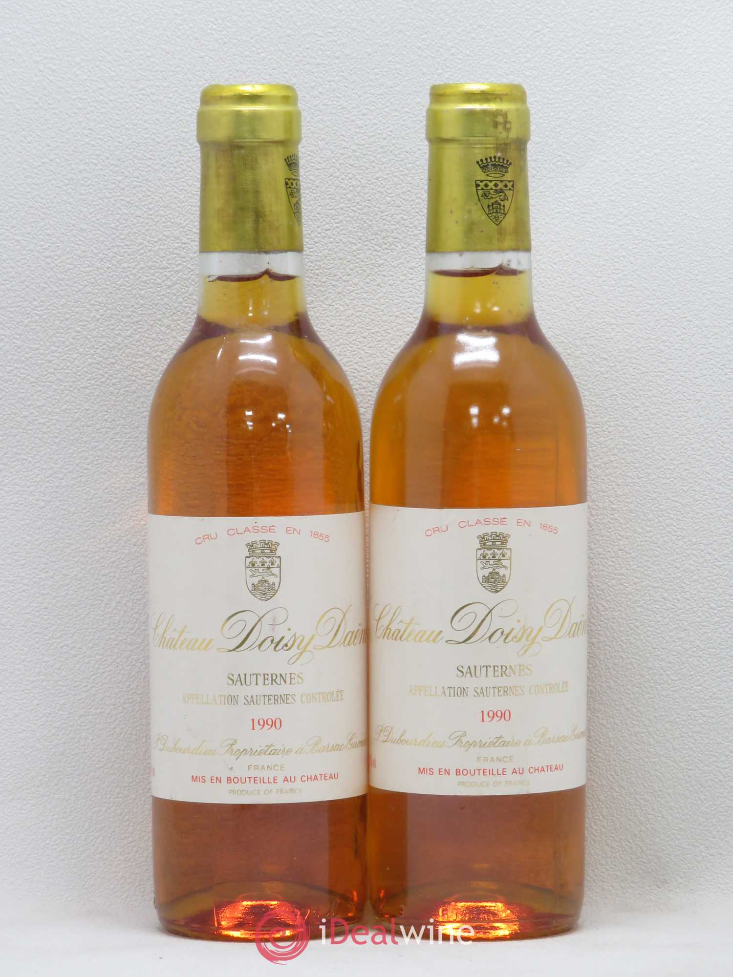 Château Doisy Daëne 2ème Grand Cru Classé 1990 - Posten von 2 Demi-Flaschen - 0