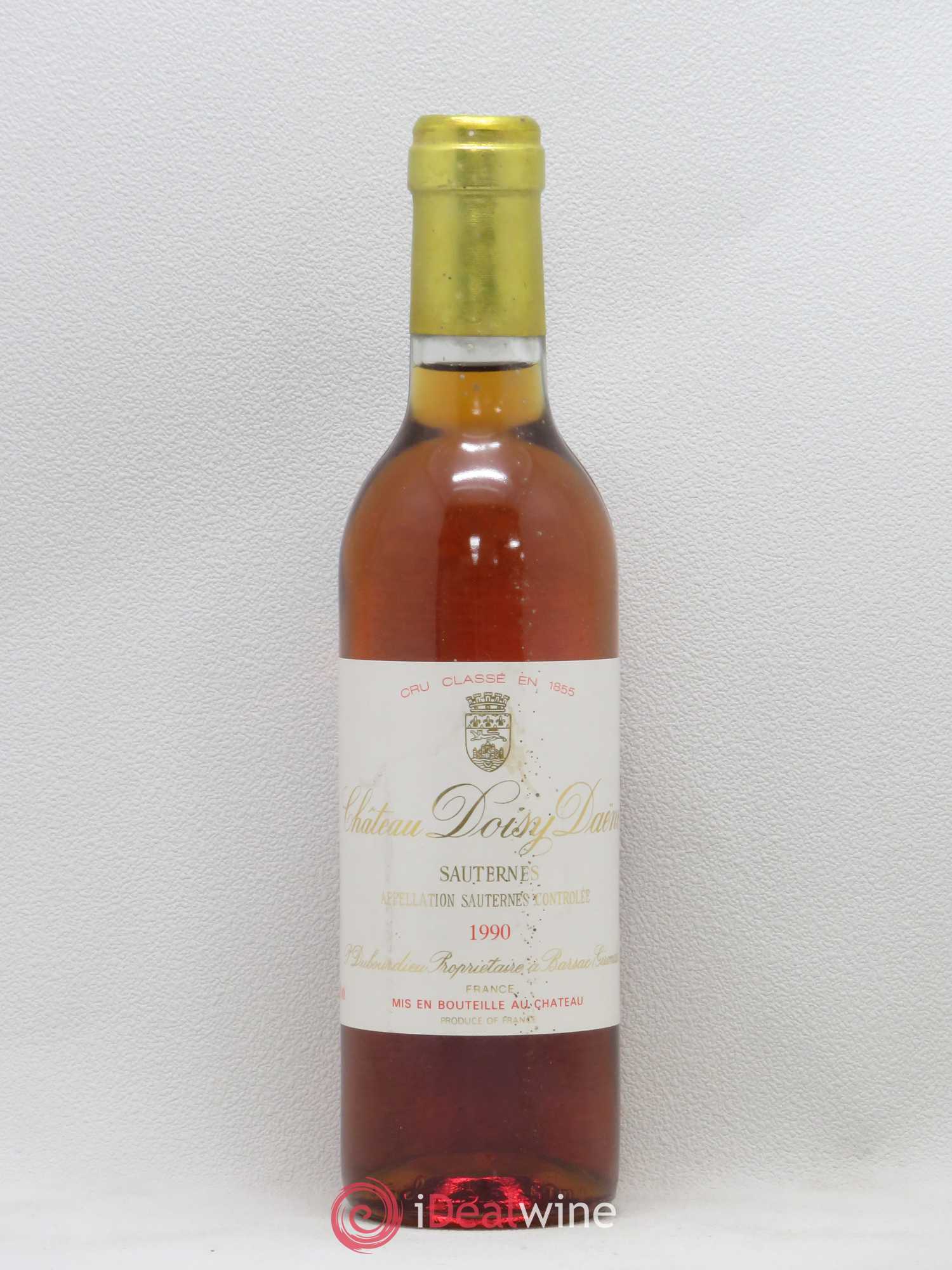 Château Doisy Daëne 2ème Grand Cru Classé 1990 - Lotto di 1 mezza bottiglia - 0