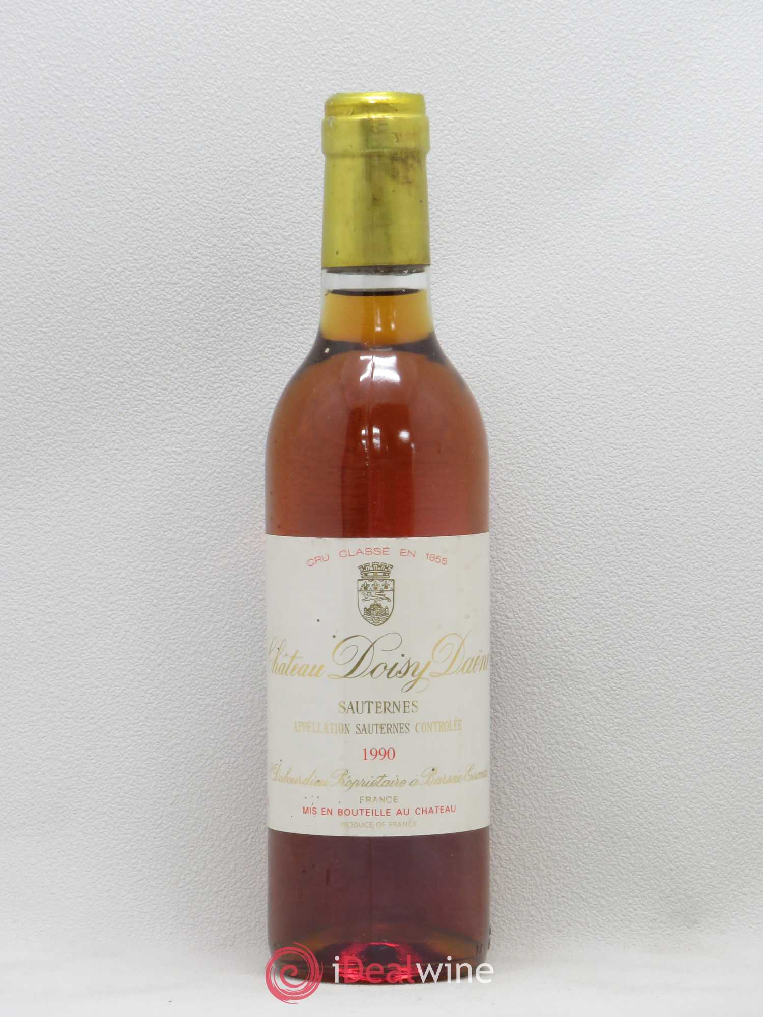 Château Doisy Daëne 2ème Grand Cru Classé 1990 - Lotto di 1 mezza bottiglia - 0
