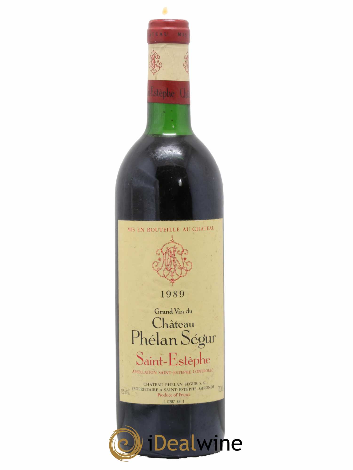 Château Phélan Ségur 1989 - Lot de 1 bouteille - 0