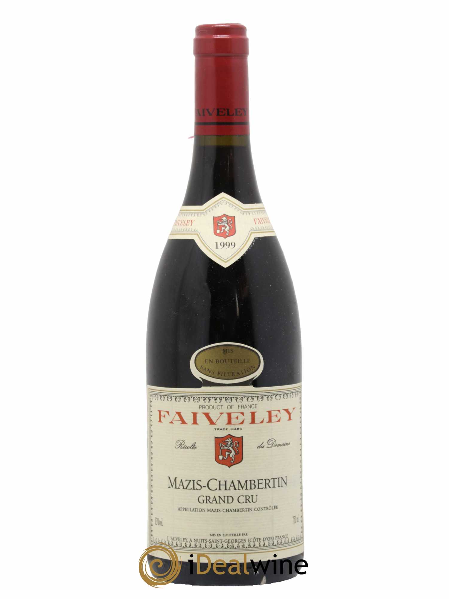 Mazis-Chambertin Grand Cru Faiveley 1999 - Lot de 1 bouteille - 0