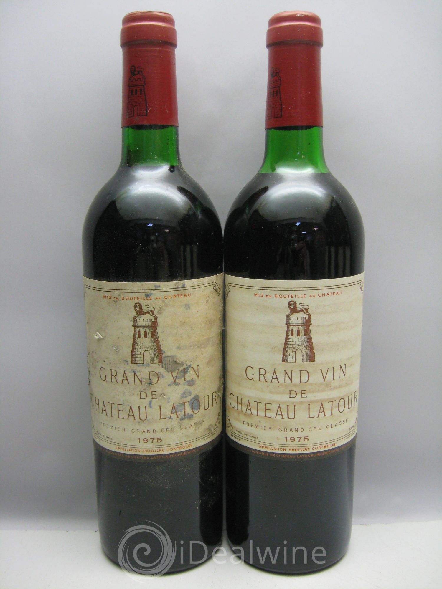 Château Latour 1er Grand Cru Classé 1975 - Lot de 6 bouteilles - 0