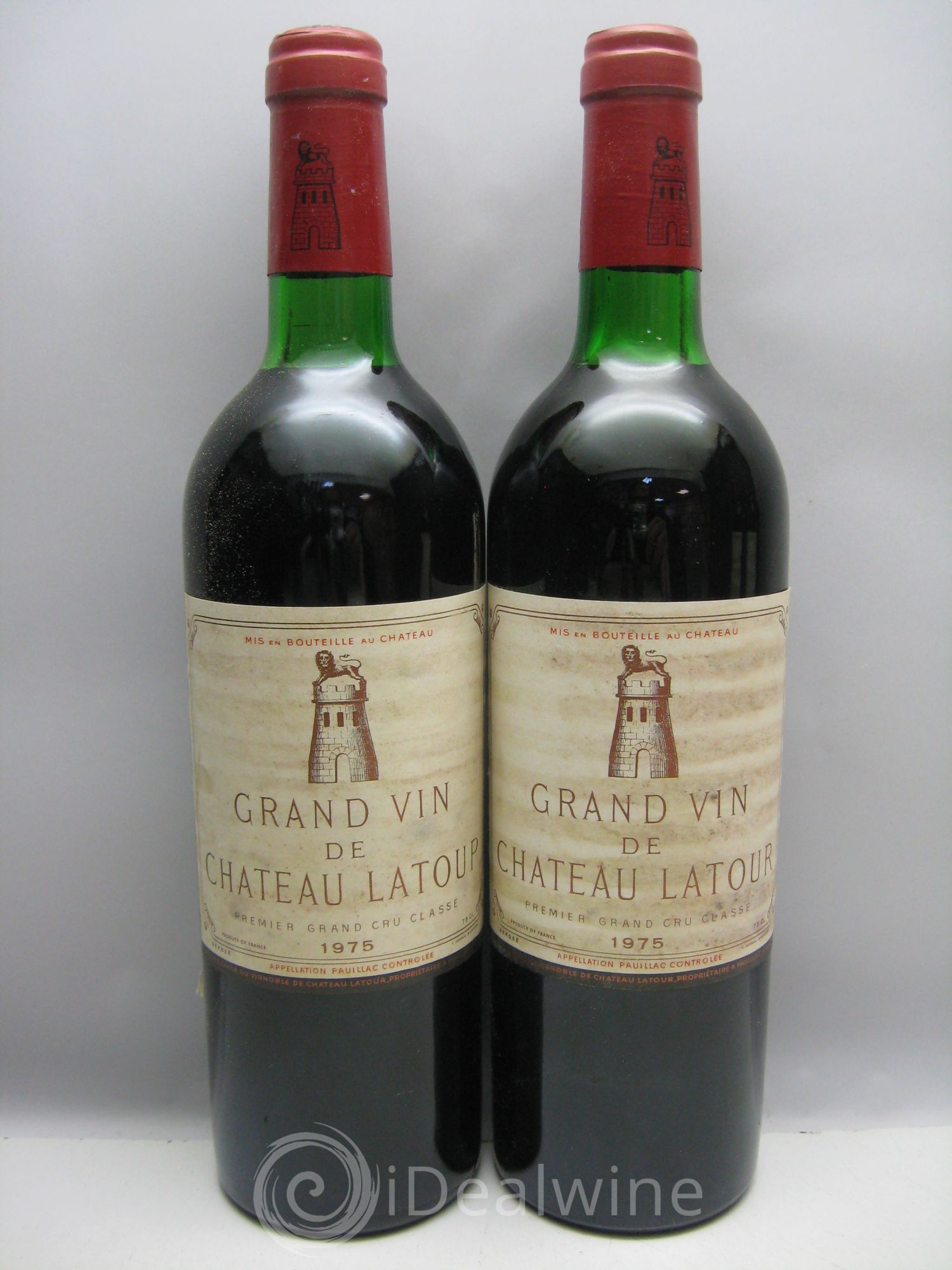 Château Latour 1er Grand Cru Classé 1975 - Lot de 6 bouteilles - 1