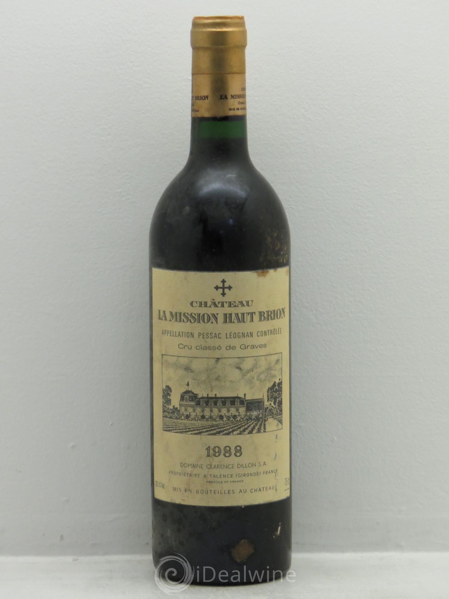 Château la Mission Haut-Brion Cru Classé de Graves 1988 - Lot de 1 bouteille - 0