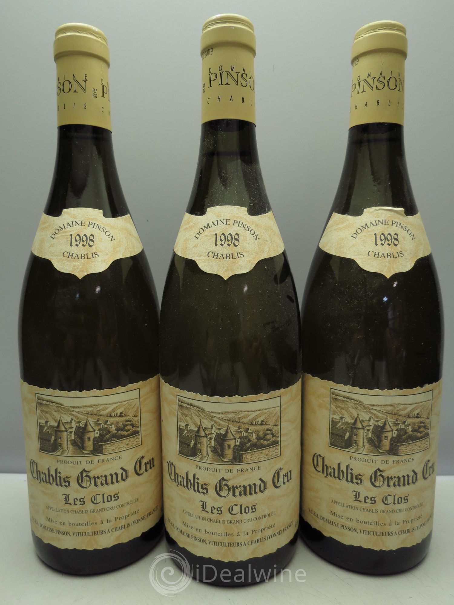 Chablis Grand Cru 1998 - Lot de 3 bouteilles - 0