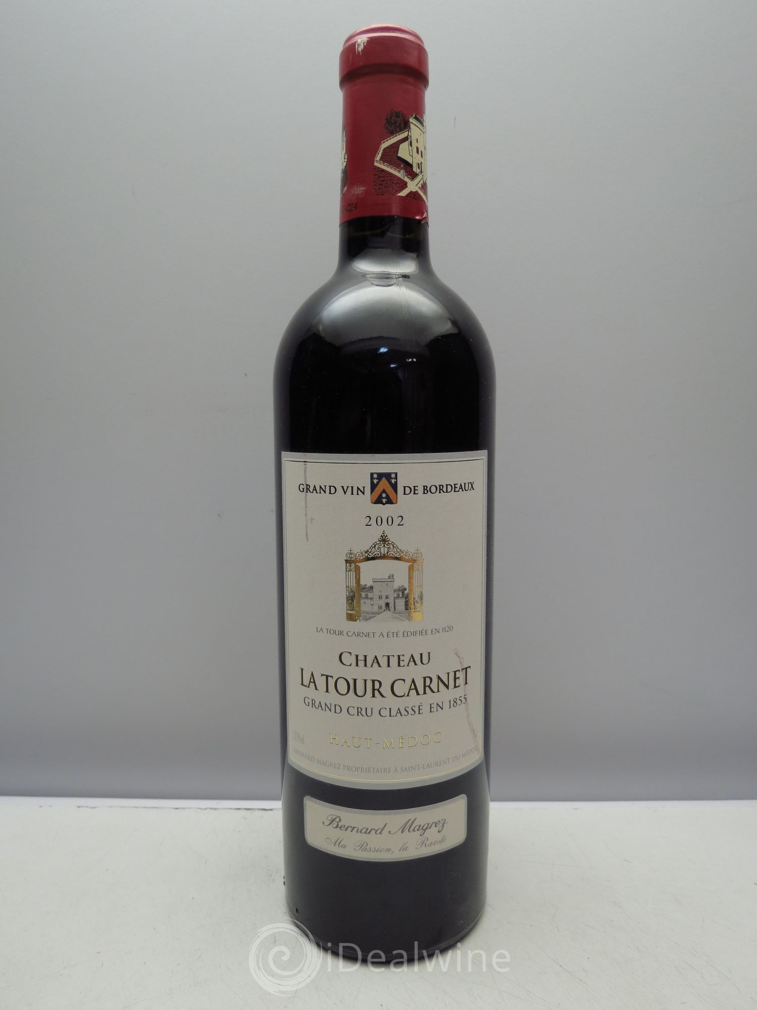 Château la Tour Carnet 4ème Grand Cru Classé 2002 - Lot de 1 bouteille - 0