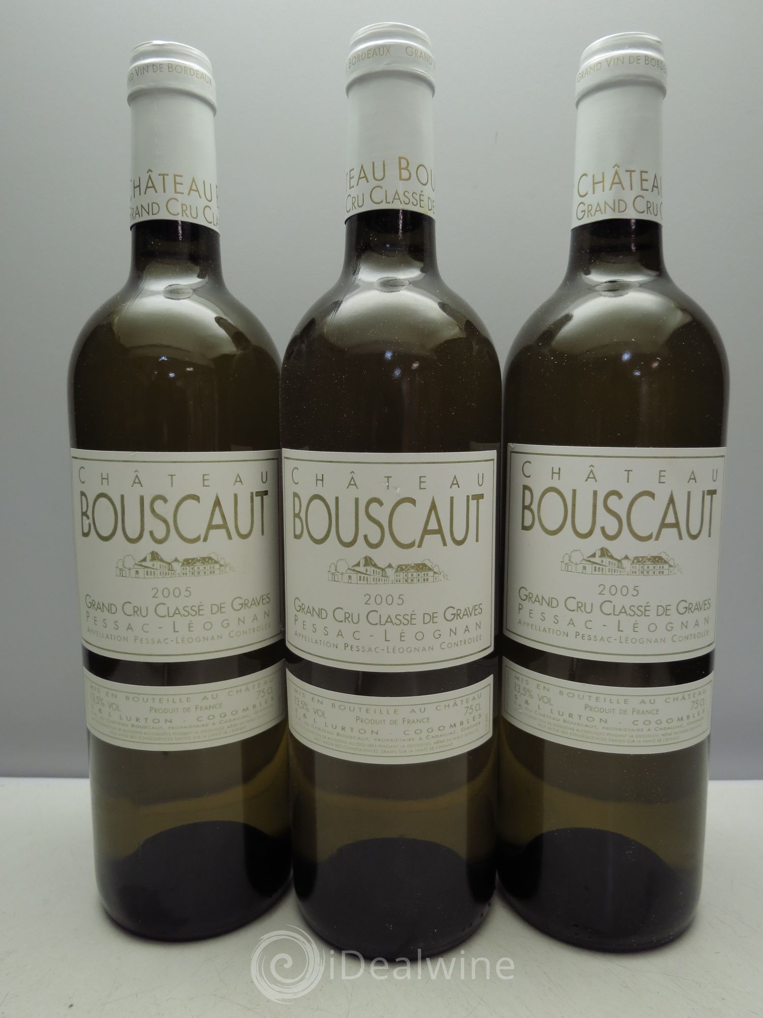 Château Bouscaut Cru Classé de Graves 2005 - Lot de 3 bouteilles - 0