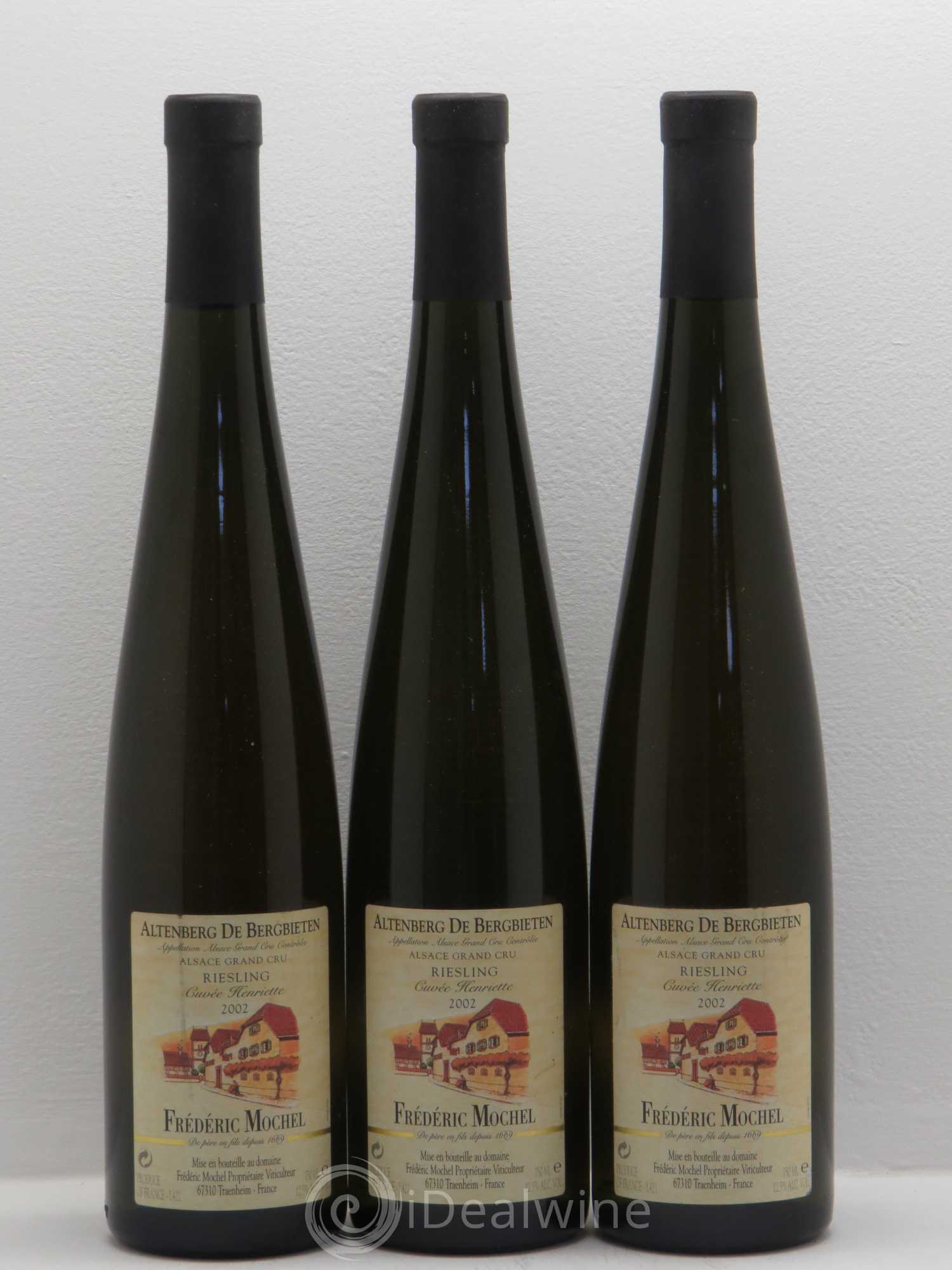 Riesling Altenberg Cuvée Henriette Frédéric Mochel 2002 - Posten von 3 Flaschen - 0
