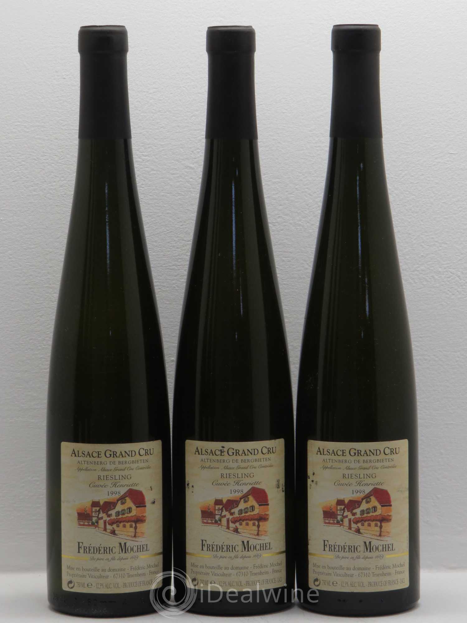 Riesling Altenberg Cuvée Henriette Frédéric Mochel 1998 - Lotto di 6 bottiglie - 1