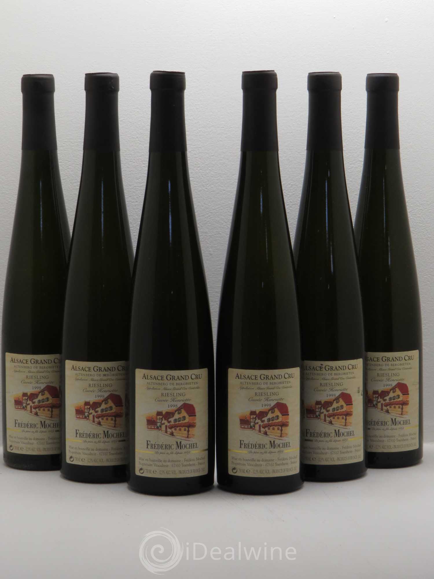 Riesling Altenberg Cuvée Henriette Frédéric Mochel 1998 - Lotto di 6 bottiglie - 0
