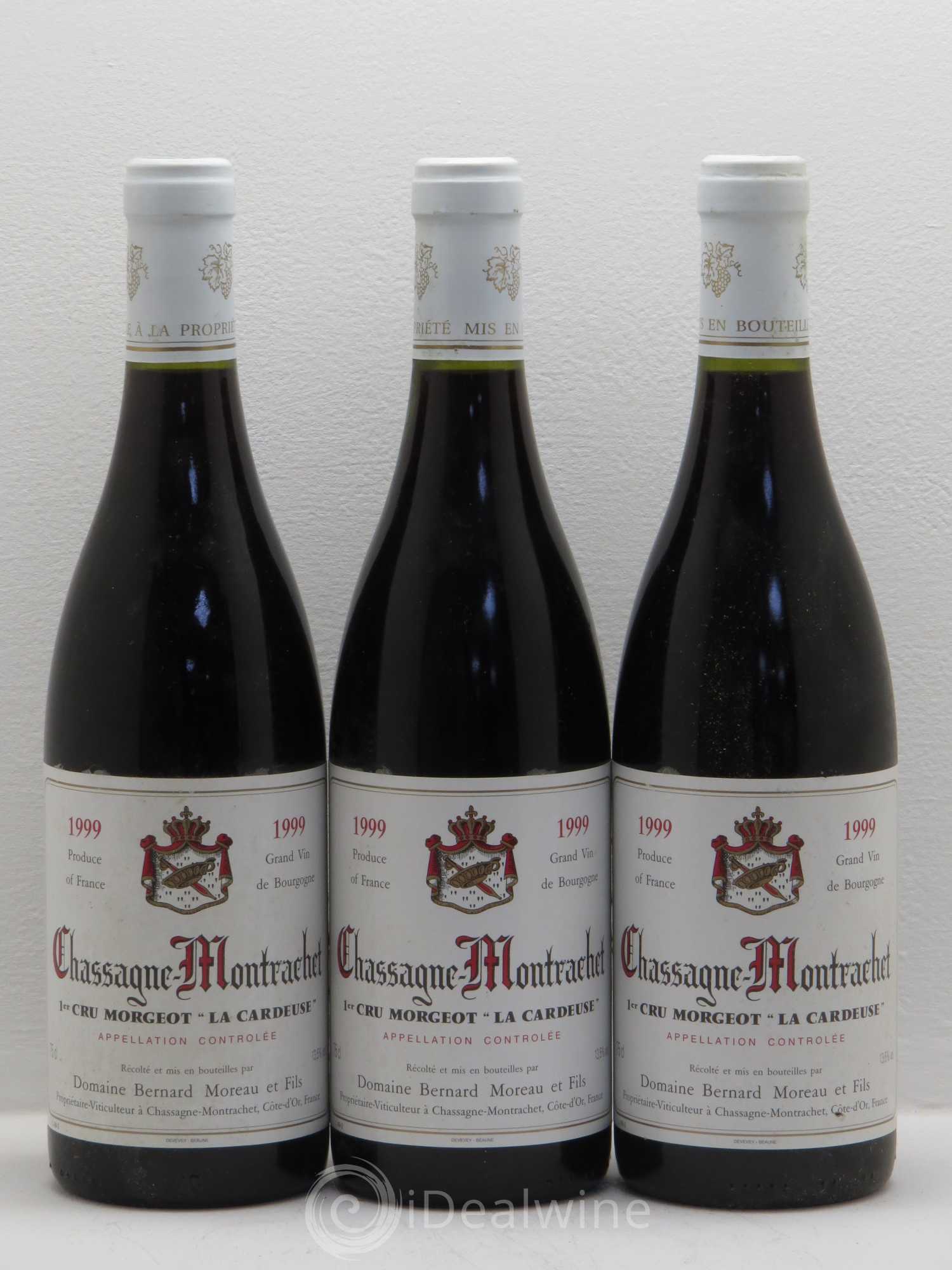 Chassagne-Montrachet 1er Cru Morgeot La Cardeuse Bernard Moreau 1999 - Lotto di 6 bottiglie - 2