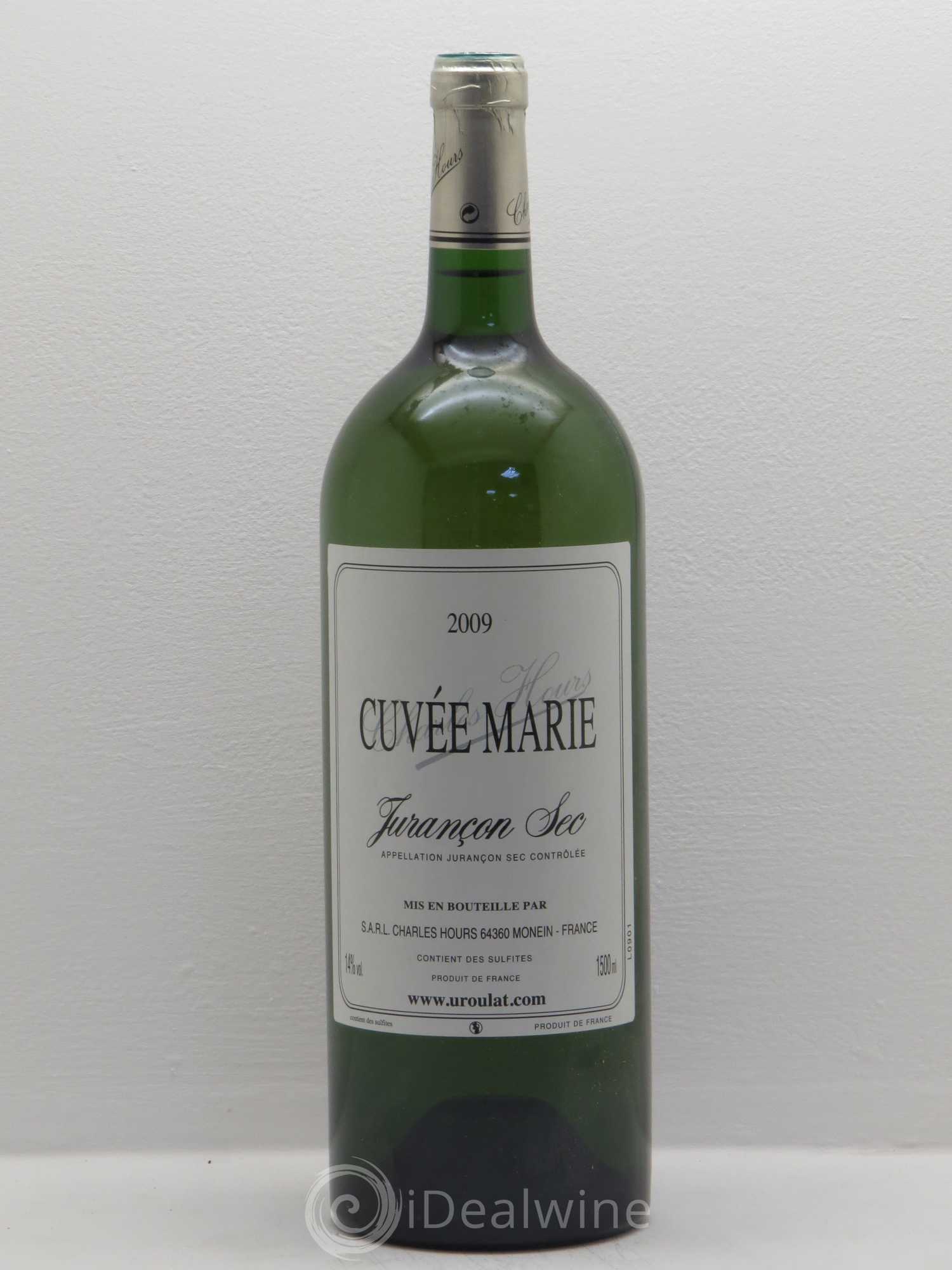 Jurançon Cuvée Marie Charles Hours sec 2009 - Posten von 1 Magnum - 0