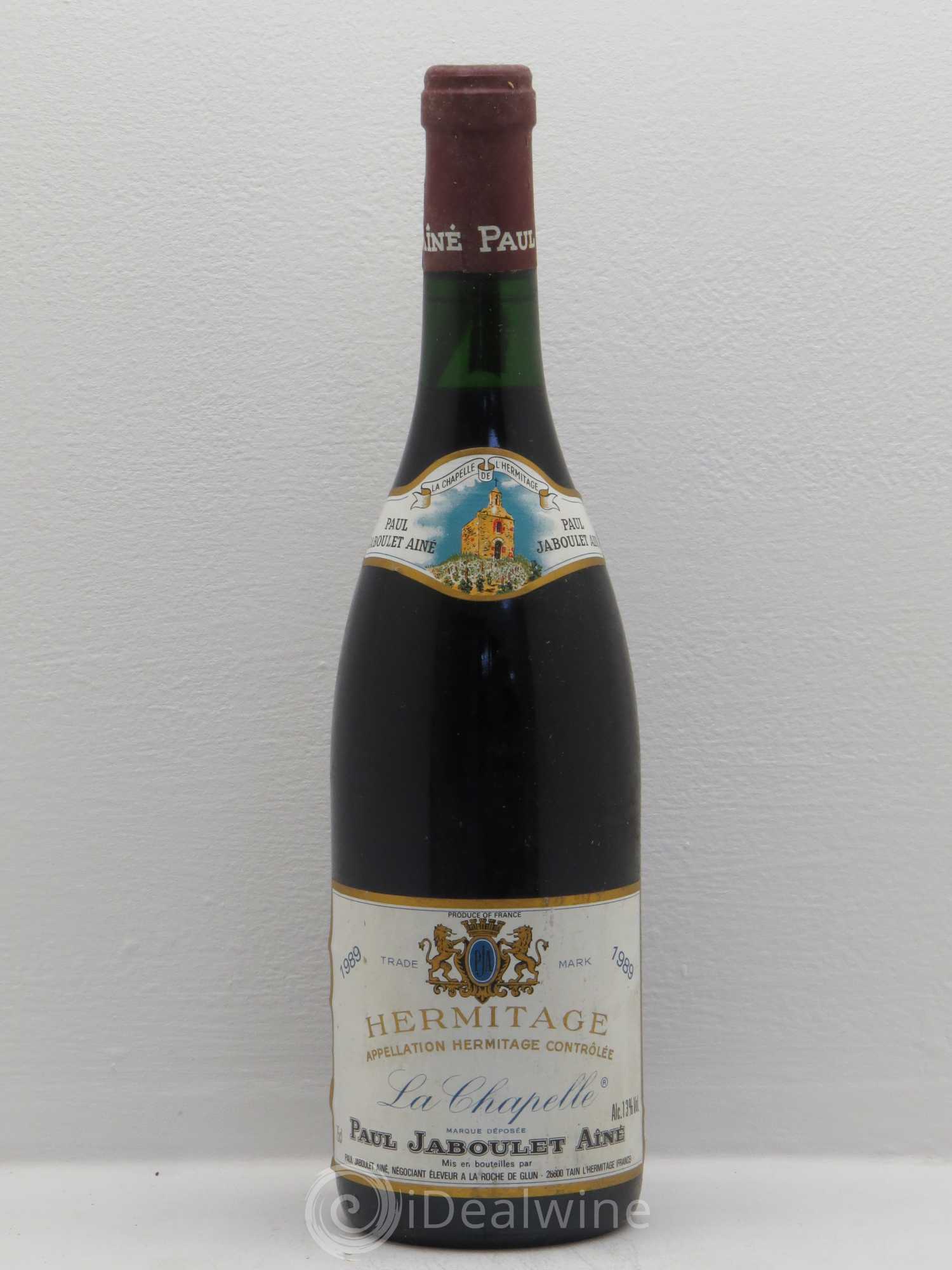 Hermitage La Chapelle Paul Jaboulet Ainé 1989 - Lot de 1 bouteille - 0