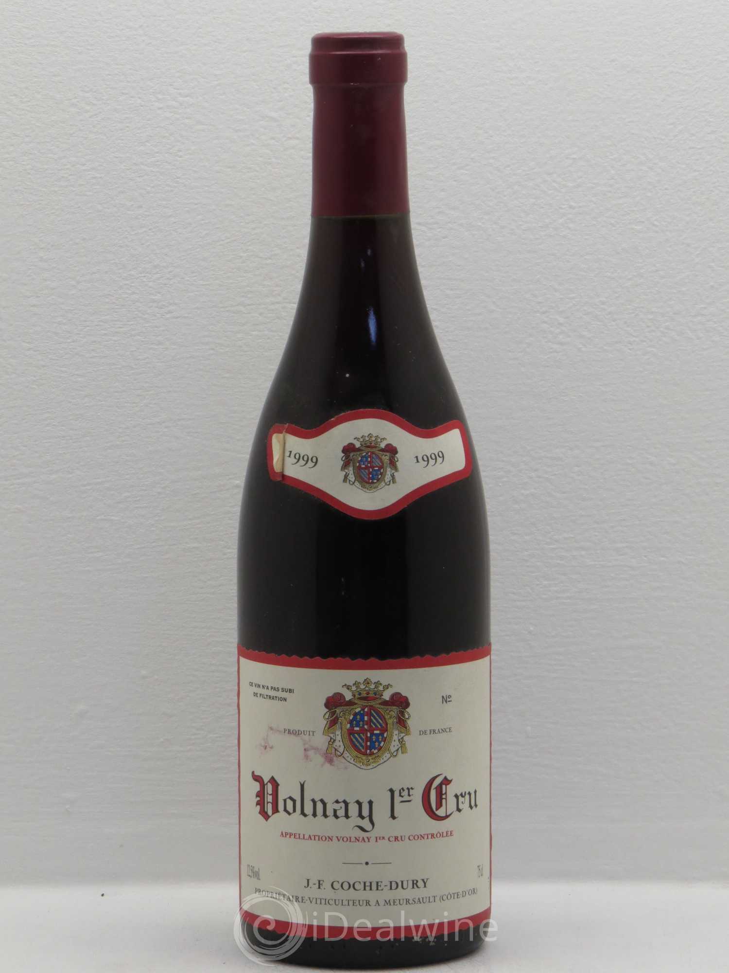 Volnay 1er Cru Coche Dury (Domaine) 1999 - Lot de 1 bouteille - 0