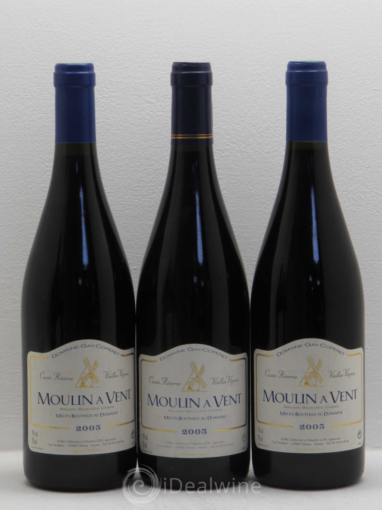 Moulin-à-Vent Cuvée Reserve Vieilles Vignes 2005 - Posten von 6 Flaschen - 1