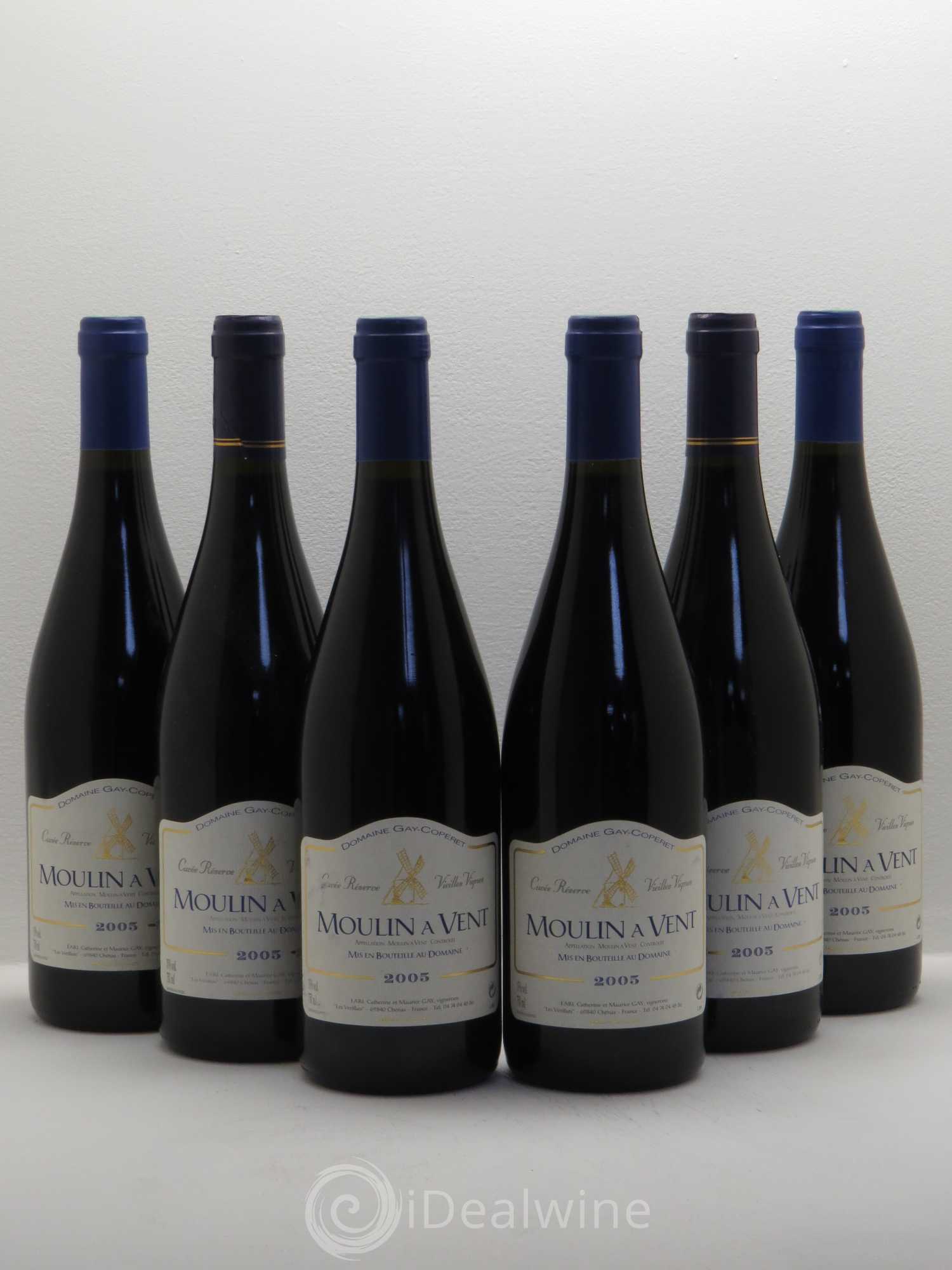 Moulin-à-Vent Cuvée Reserve Vieilles Vignes 2005 - Posten von 6 Flaschen - 0