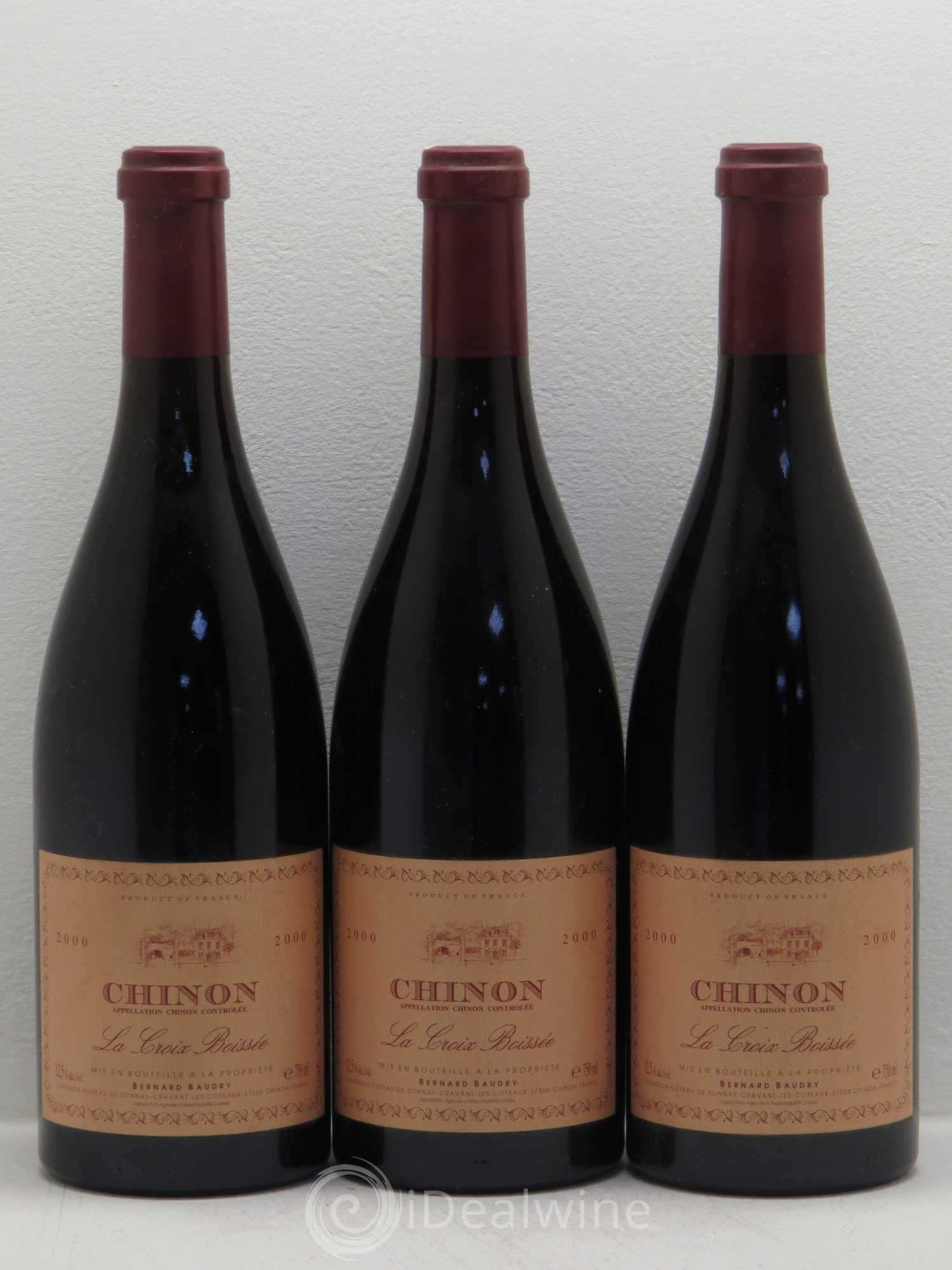 Chinon La Croix Boissée Bernard Baudry 2000 - Lot de 6 bouteilles - 2
