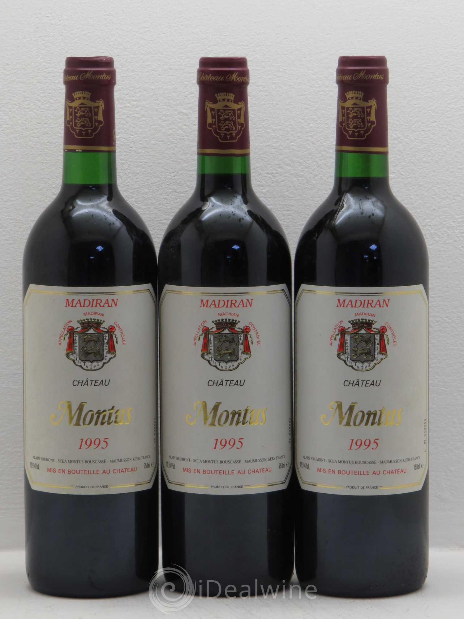 Madiran Château Montus Alain Brumont 1995 - Lot de 6 bouteilles - 2