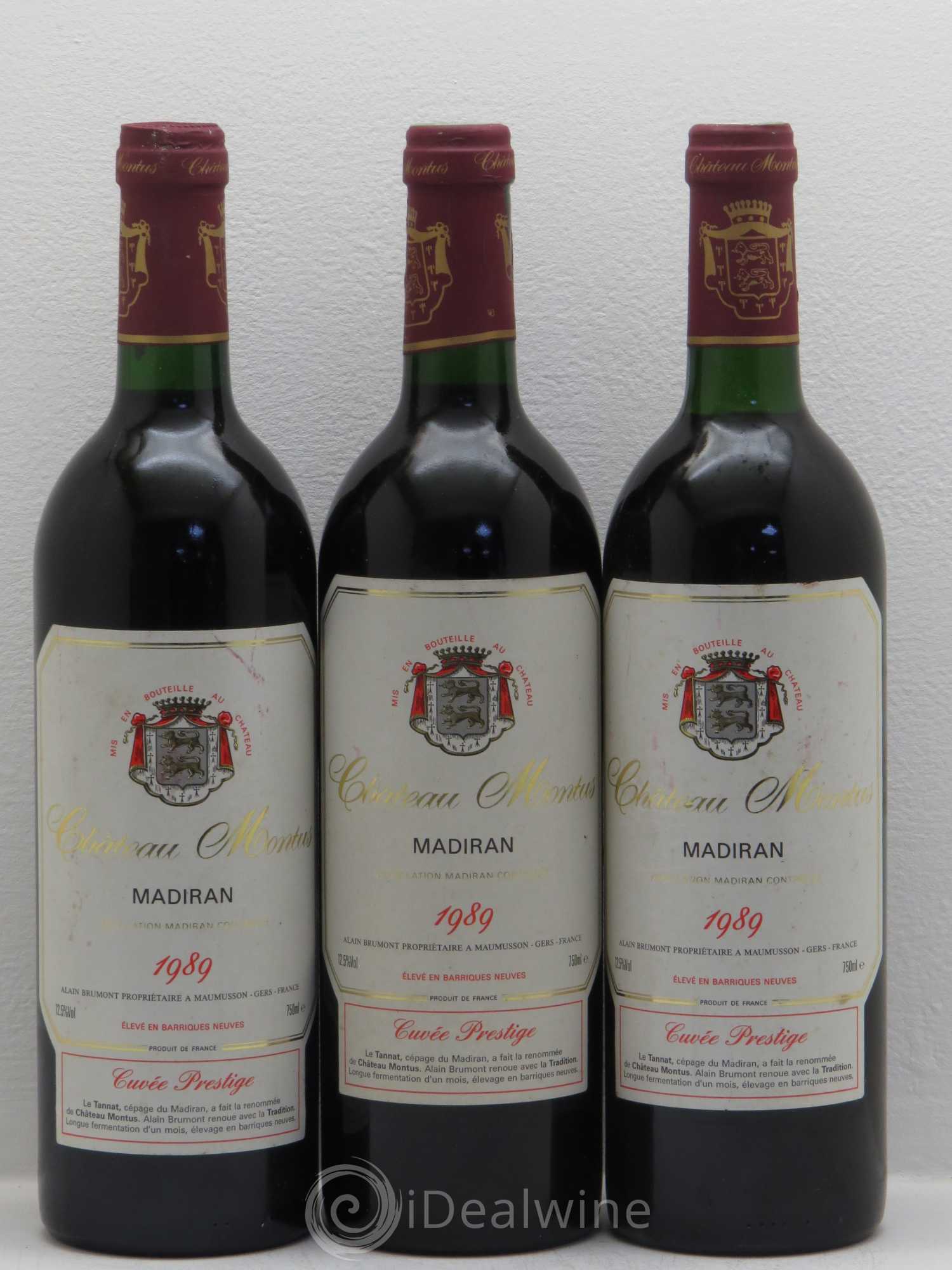 Madiran Château Montus-Prestige Alain Brumont 1989 - Lot de 6 bouteilles - 2