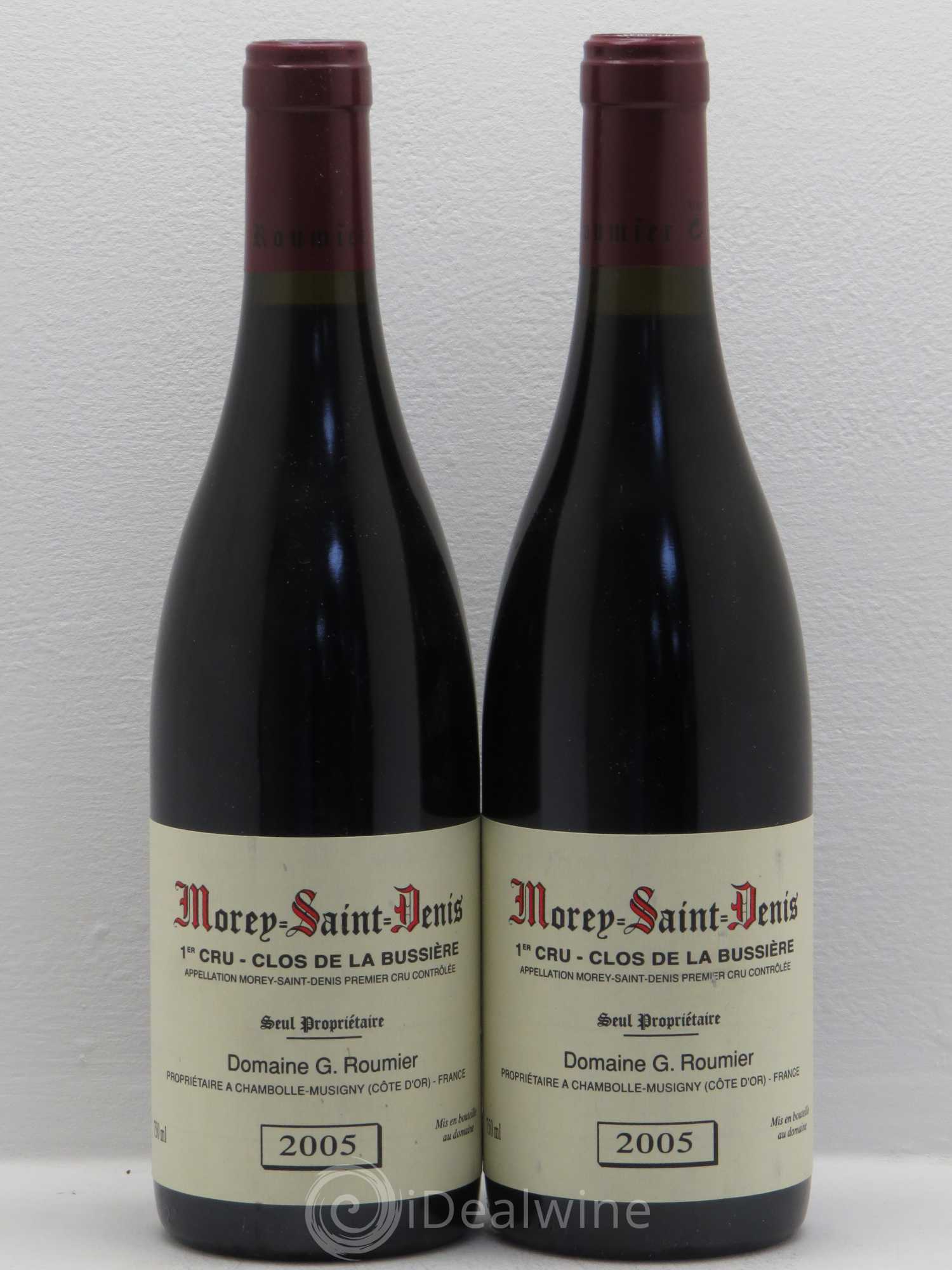 Morey-Saint-Denis 1er Cru Clos de la Bussière Georges Roumier (Domaine) 2005 - Lot de 2 bouteilles - 0