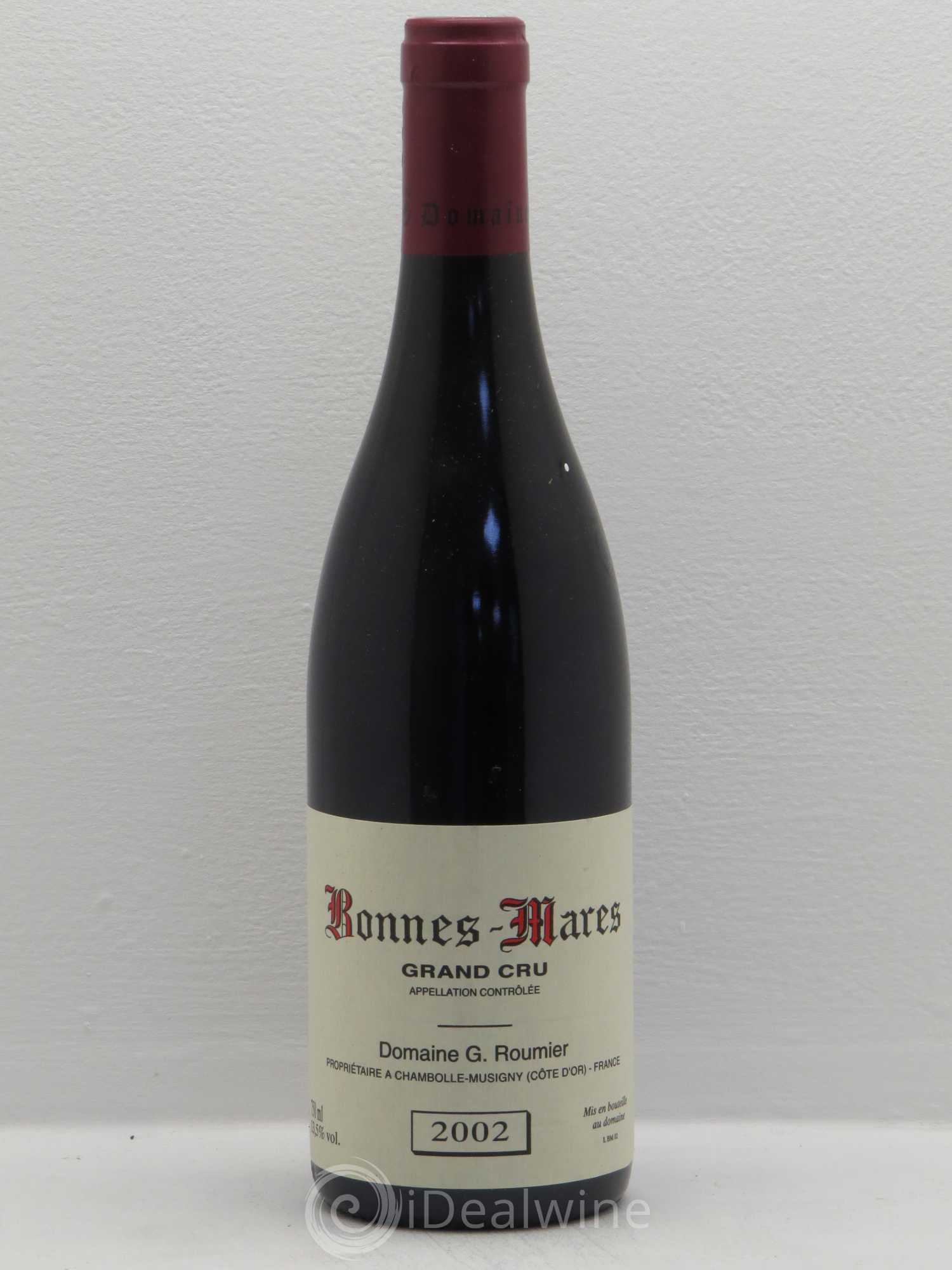 Bonnes-Mares Grand Cru Georges Roumier (Domaine) 2002 - Lot de 1 bouteille - 0
