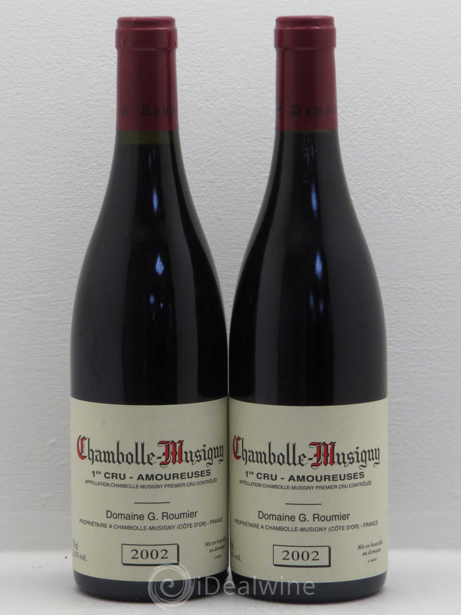 Chambolle-Musigny 1er Cru Les Amoureuses Georges Roumier (Domaine) 2002 - Lot de 2 bouteilles - 0