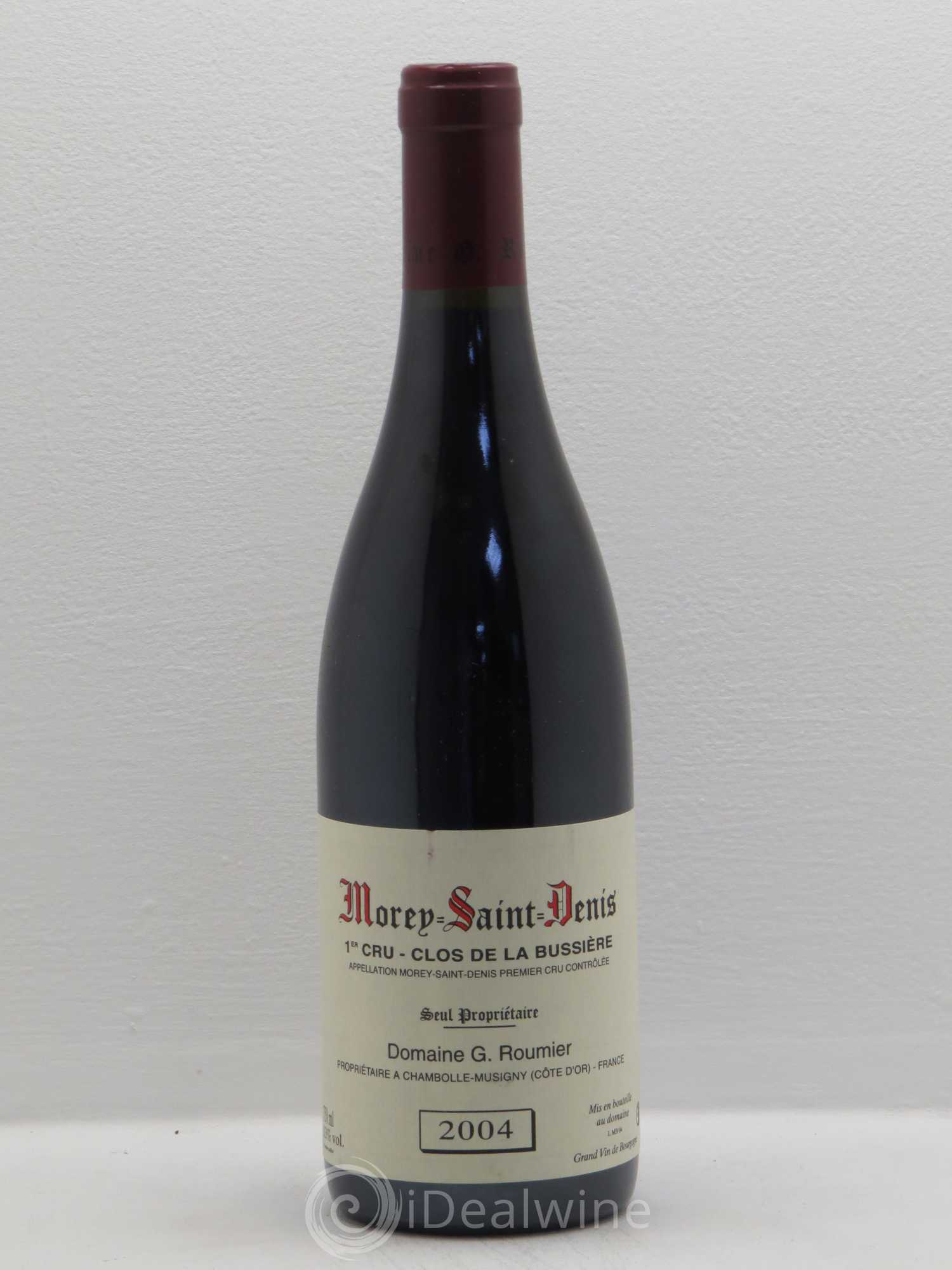 Morey-Saint-Denis 1er Cru Clos de la Bussière Georges Roumier (Domaine) 2004 - Lot de 1 bouteille - 0