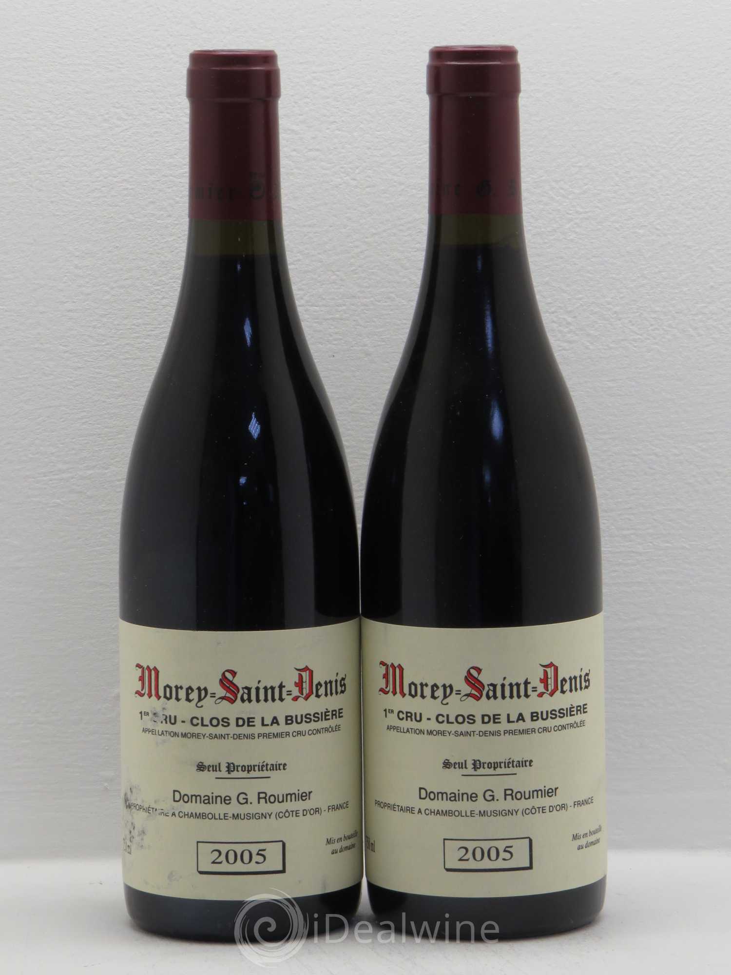 Morey-Saint-Denis 1er Cru Clos de la Bussière Georges Roumier (Domaine) 2005 - Lot de 2 bouteilles - 0