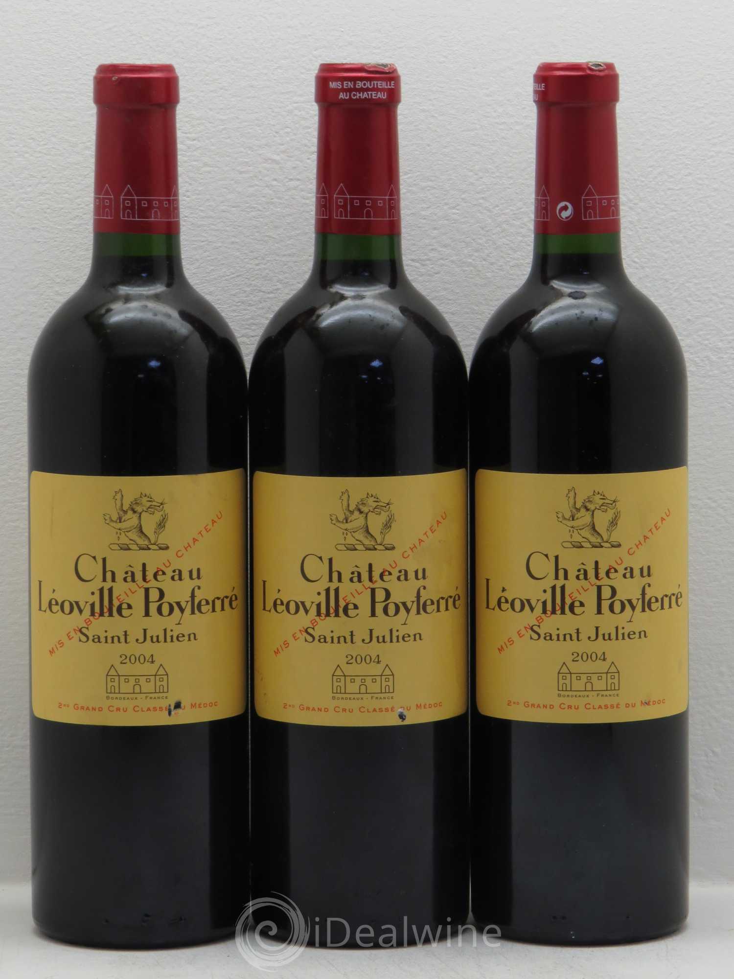 Château Léoville Poyferré 2ème Grand Cru Classé 2004 - Lot de 6 bouteilles - 2