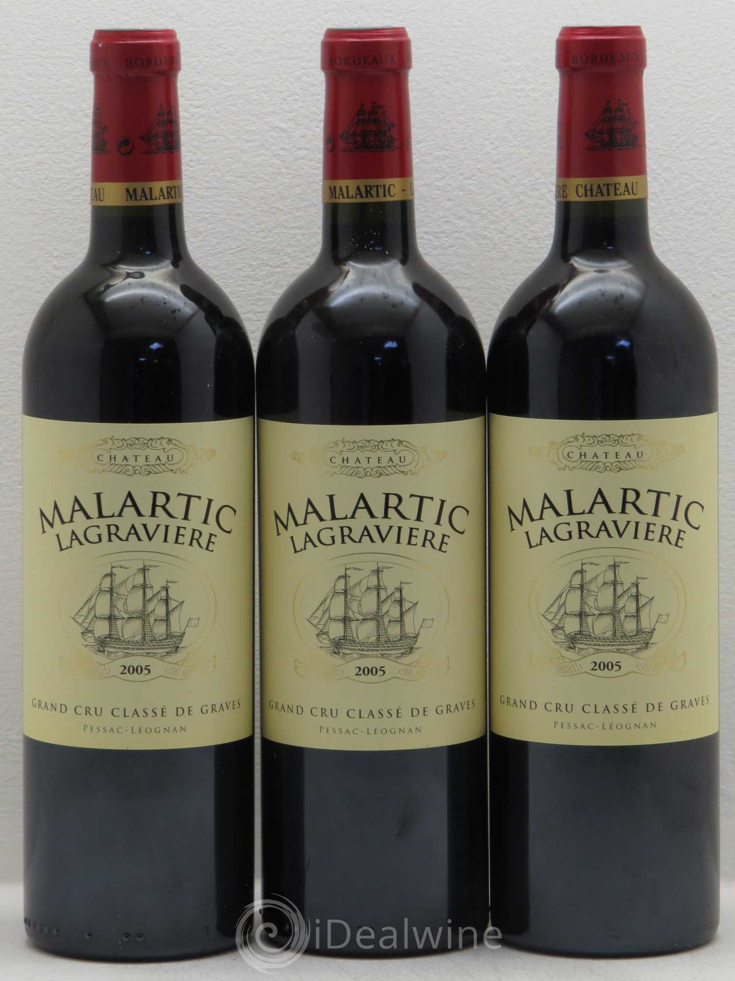 Château Malartic-Lagravière Cru Classé de Graves 2005 - Lot de 6 bouteilles - 2