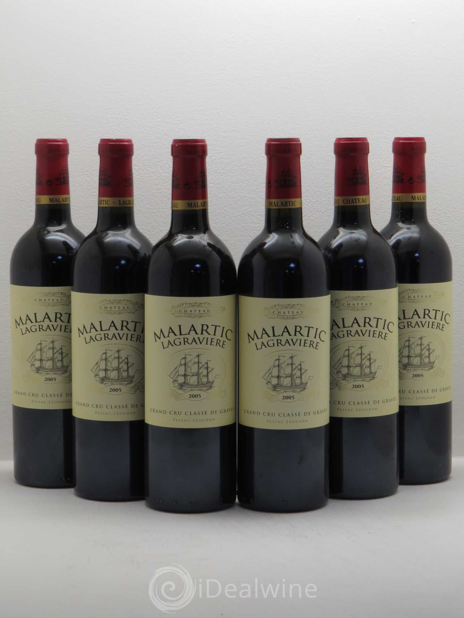 Château Malartic-Lagravière Cru Classé de Graves 2005 - Lot de 6 bouteilles - 0