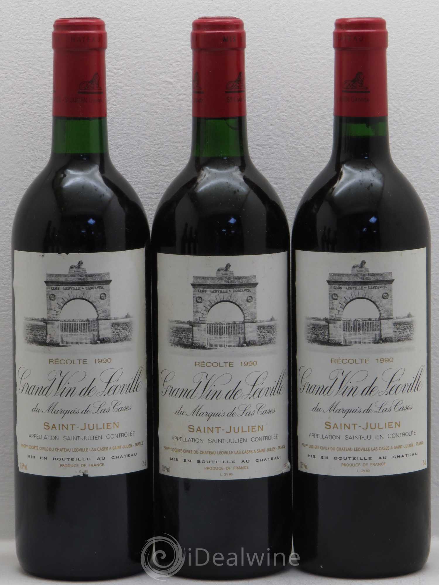 Château Léoville Las Cases 2ème Grand Cru Classé 1990 - Lot de 6 bouteilles - 1