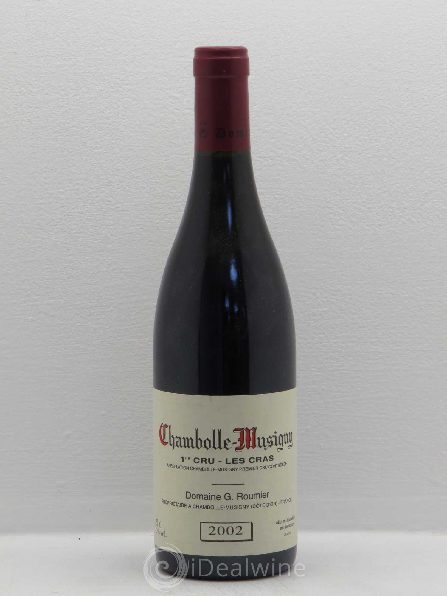 Chambolle-Musigny 1er Cru Les Cras 2002 - Lot de 1 bouteille - 0